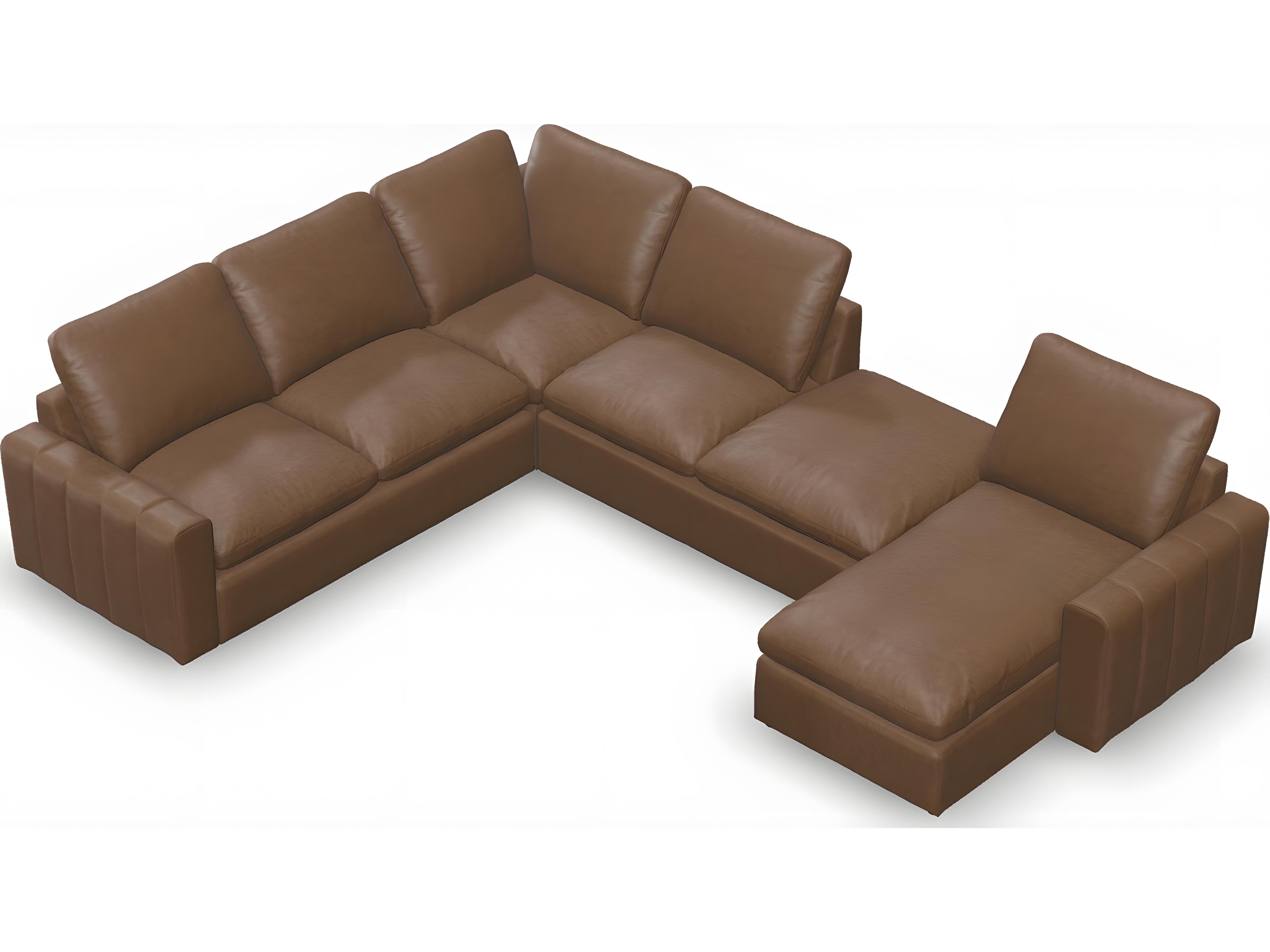 Palliser Dawson Leather Upholstery Sectional Sofa