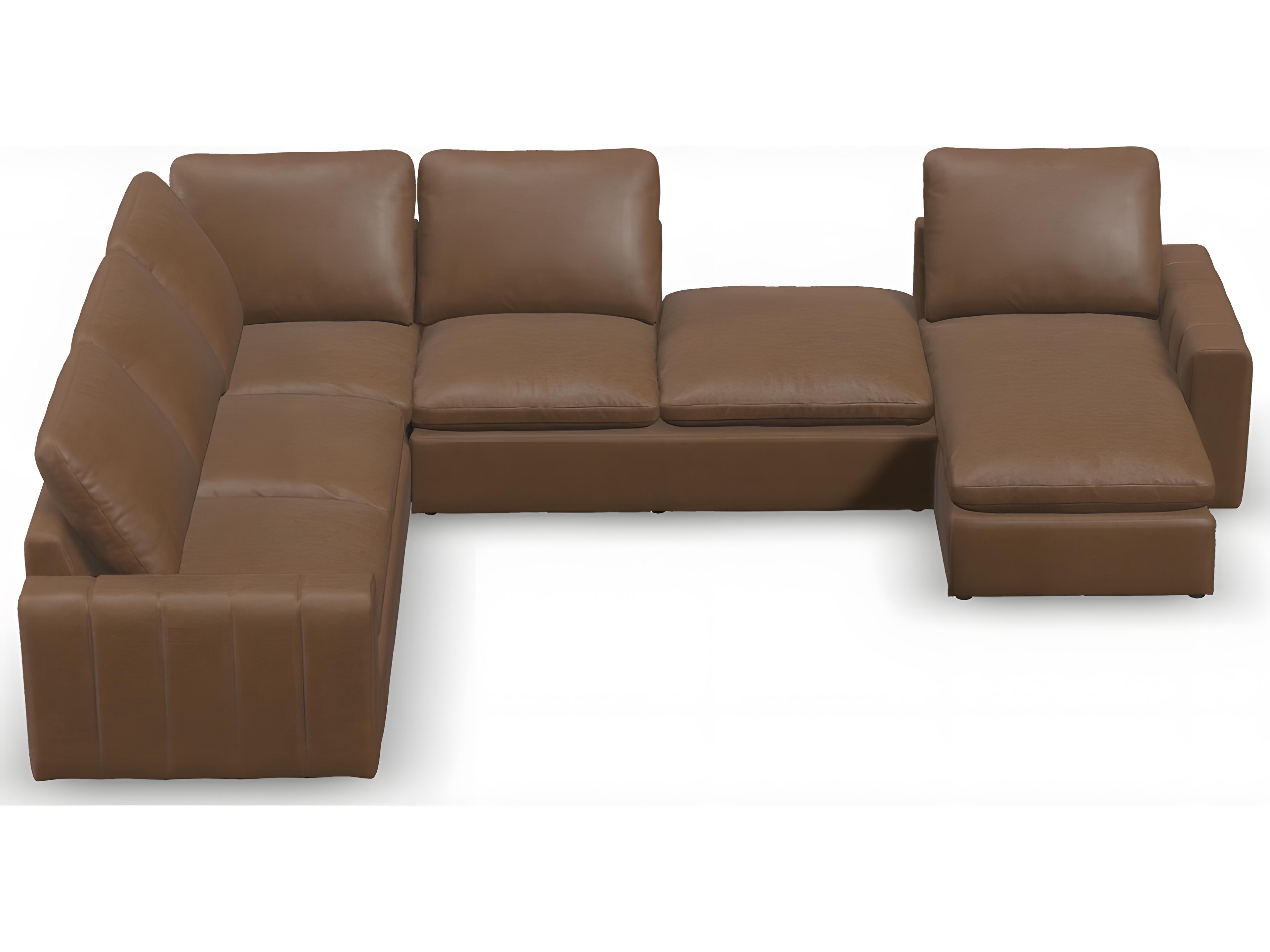 Palliser Dawson Leather Upholstery Sectional Sofa