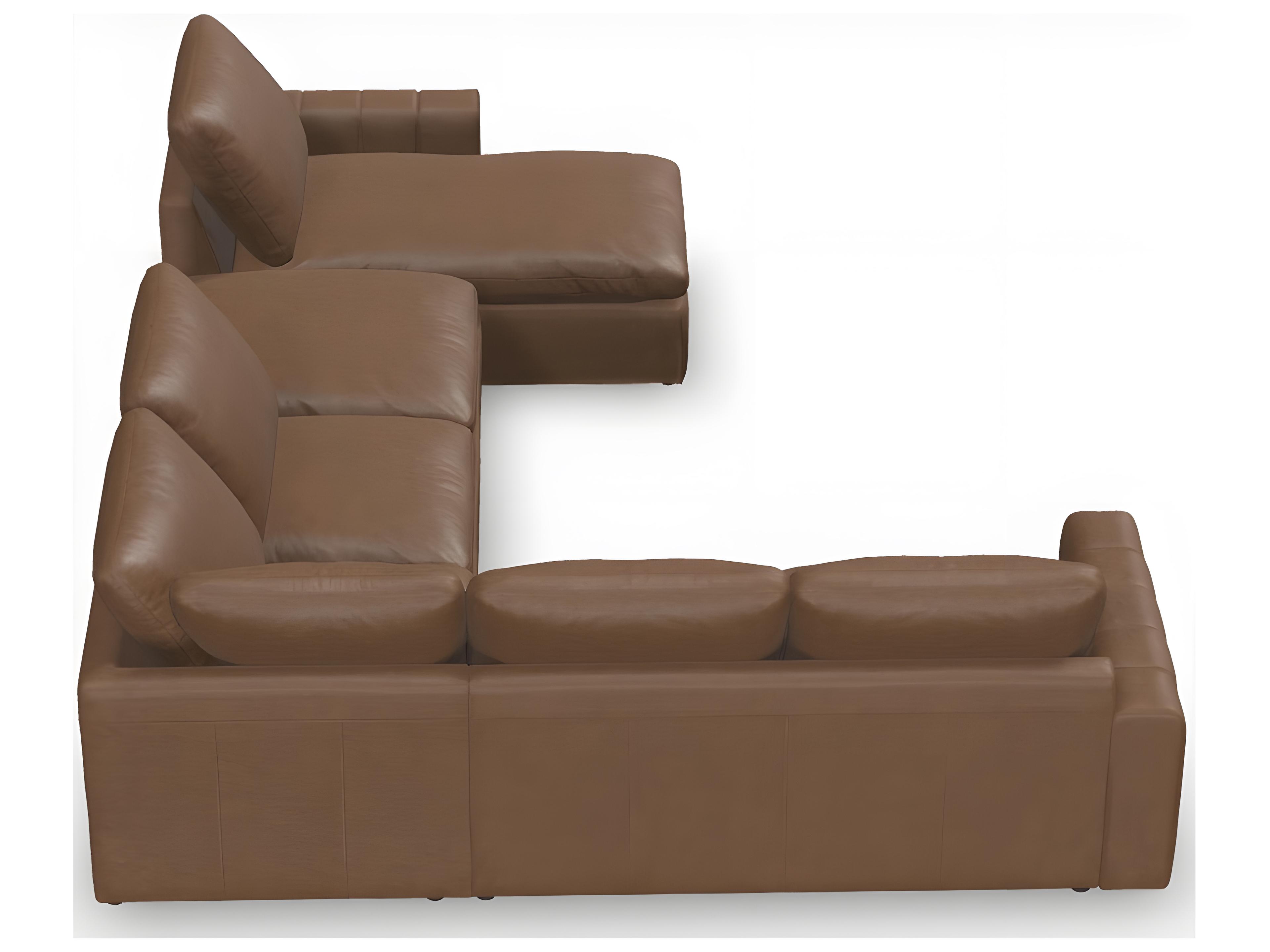 Palliser Dawson Leather Upholstery Sectional Sofa