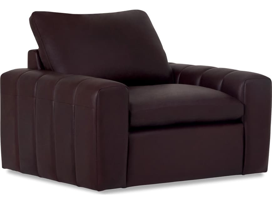 Palliser Dawson Leather Upholstery Swivel Chair and Half