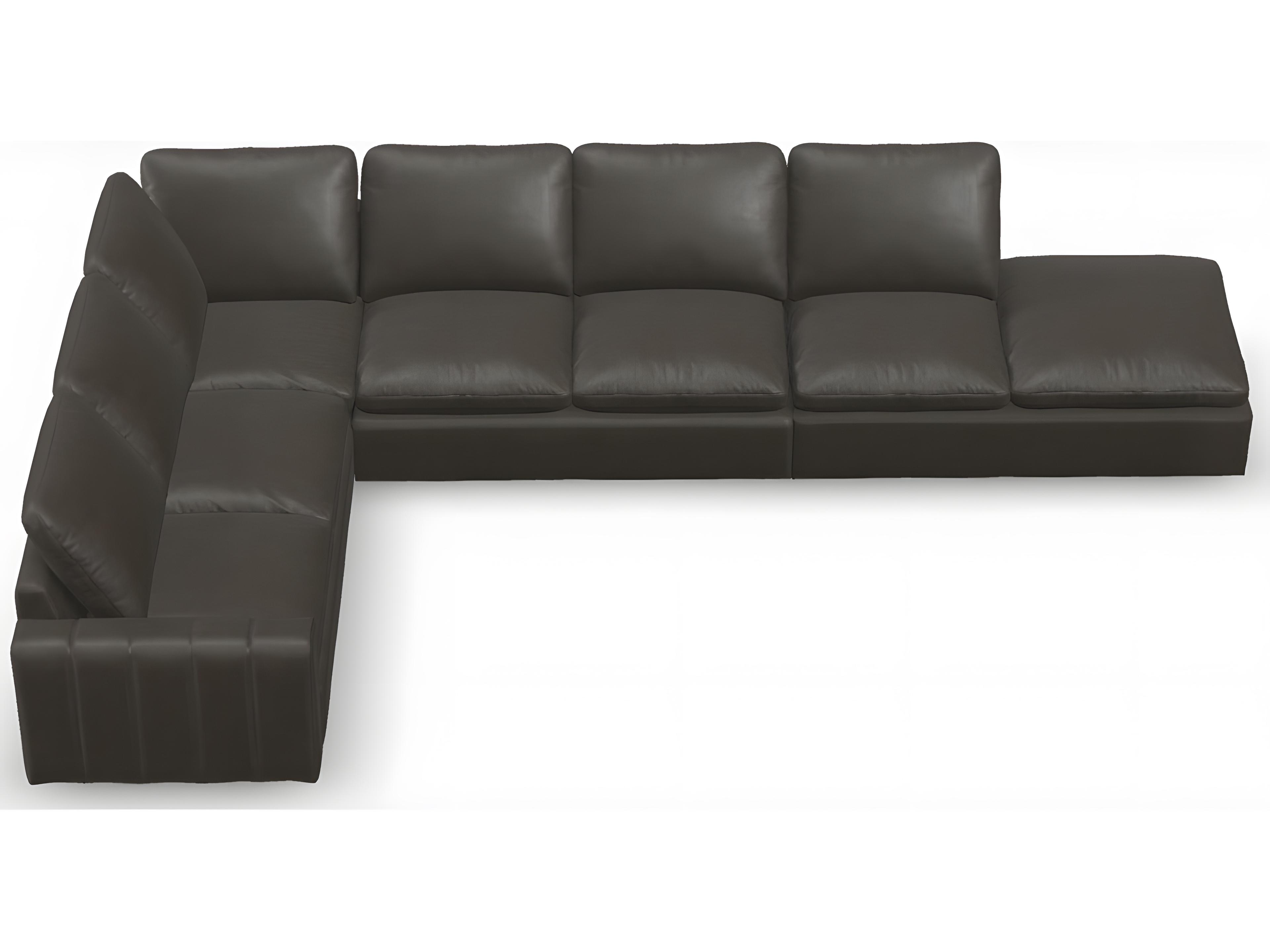 Palliser Dawson Max Leather Upholstery Upholstered Sectional Sofa