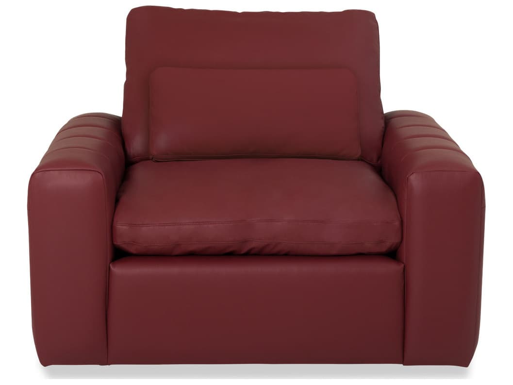 Palliser Dawson Max Leather Upholstery Swivel Chair and Half