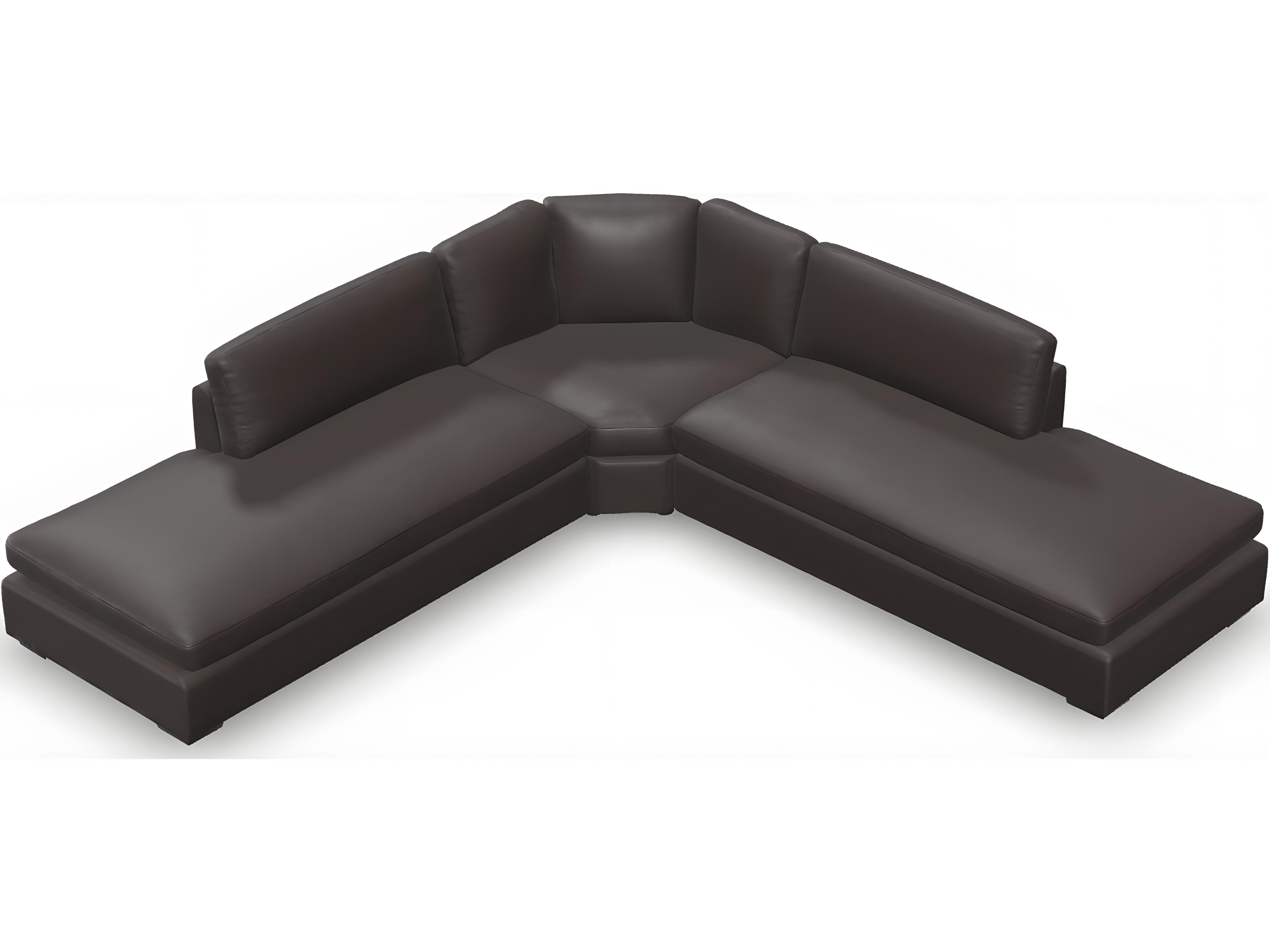 Palliser Ensemble Track Arm Leather Upholstery Upholstered Sectional Sofa