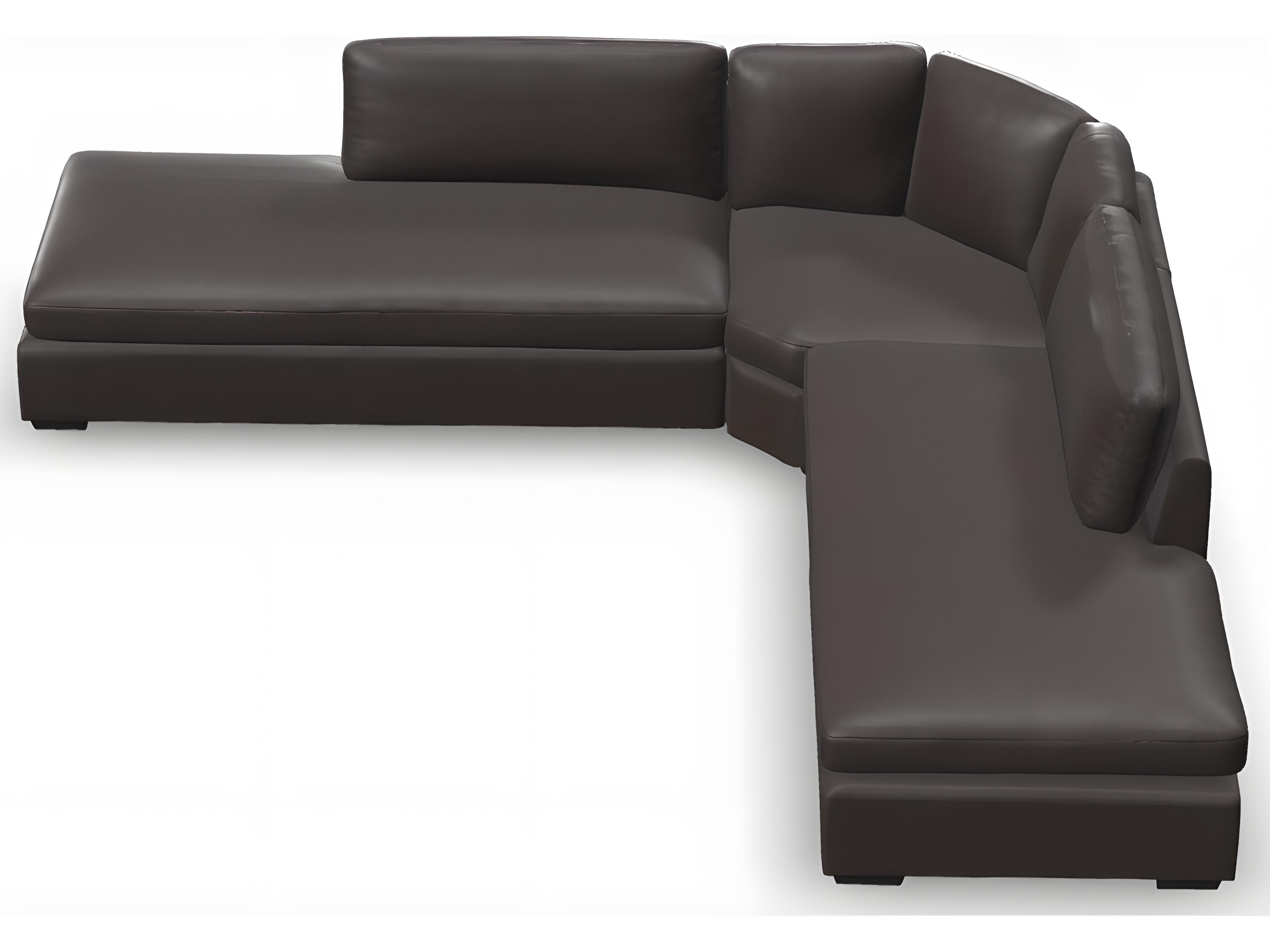 Palliser Ensemble Track Arm Leather Upholstery Upholstered Sectional Sofa