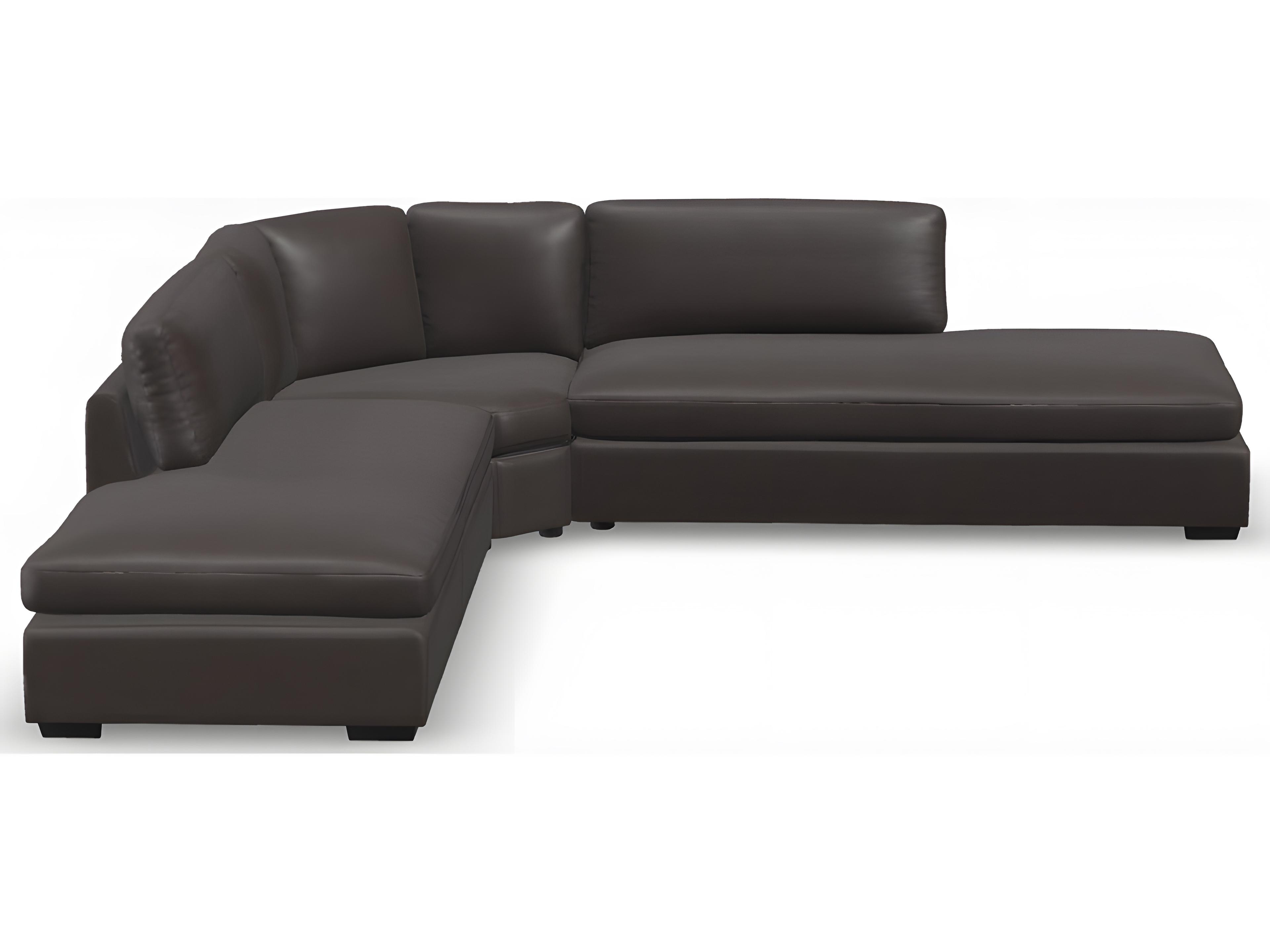 Palliser Ensemble Track Arm Leather Upholstery Upholstered Sectional Sofa