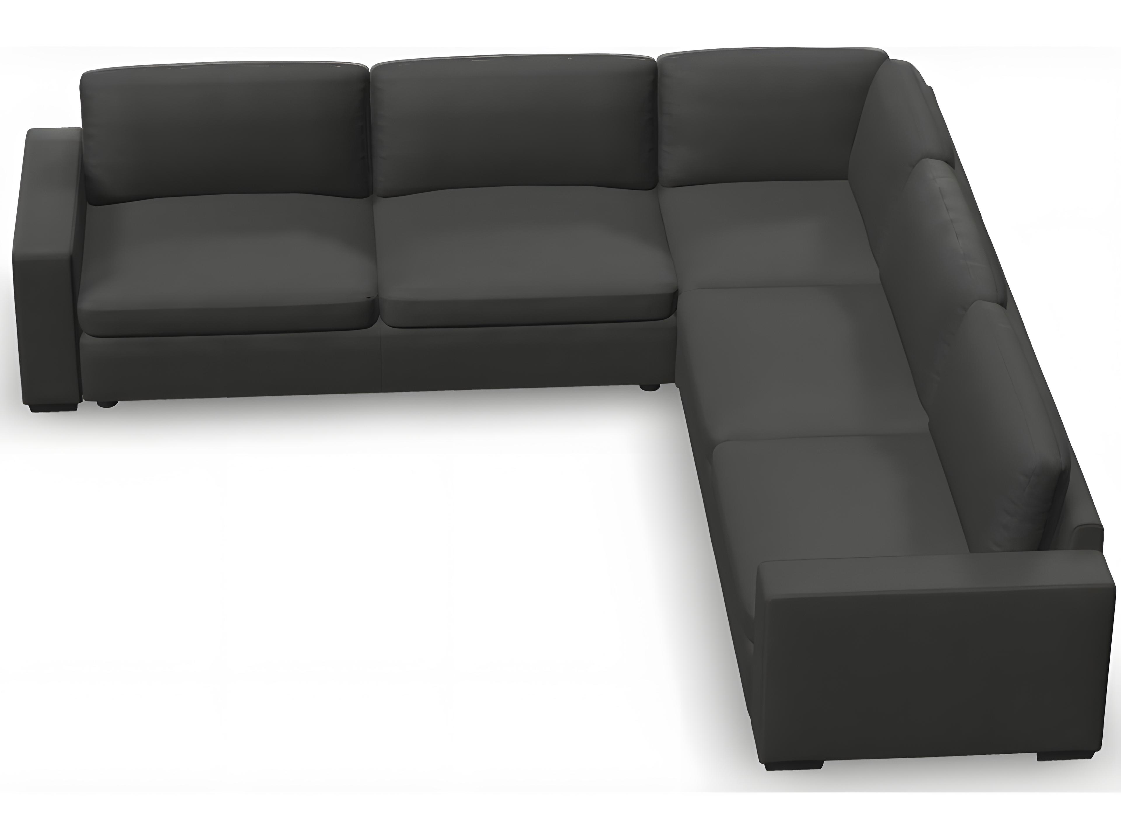 Palliser Ensemble Track Arm Leather Upholstery Upholstered Sectional Sofa