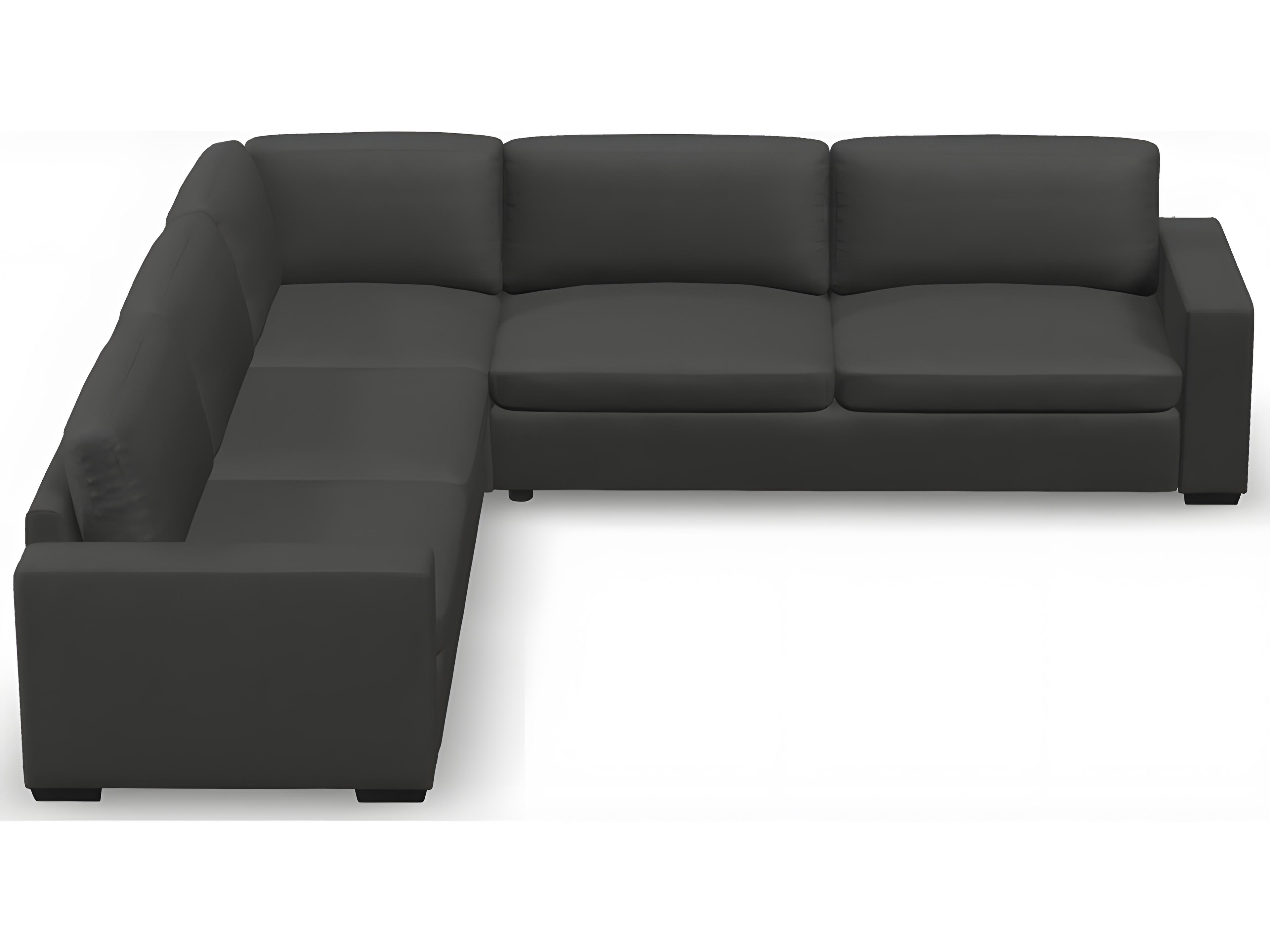 Palliser Ensemble Track Arm Leather Upholstery Upholstered Sectional Sofa