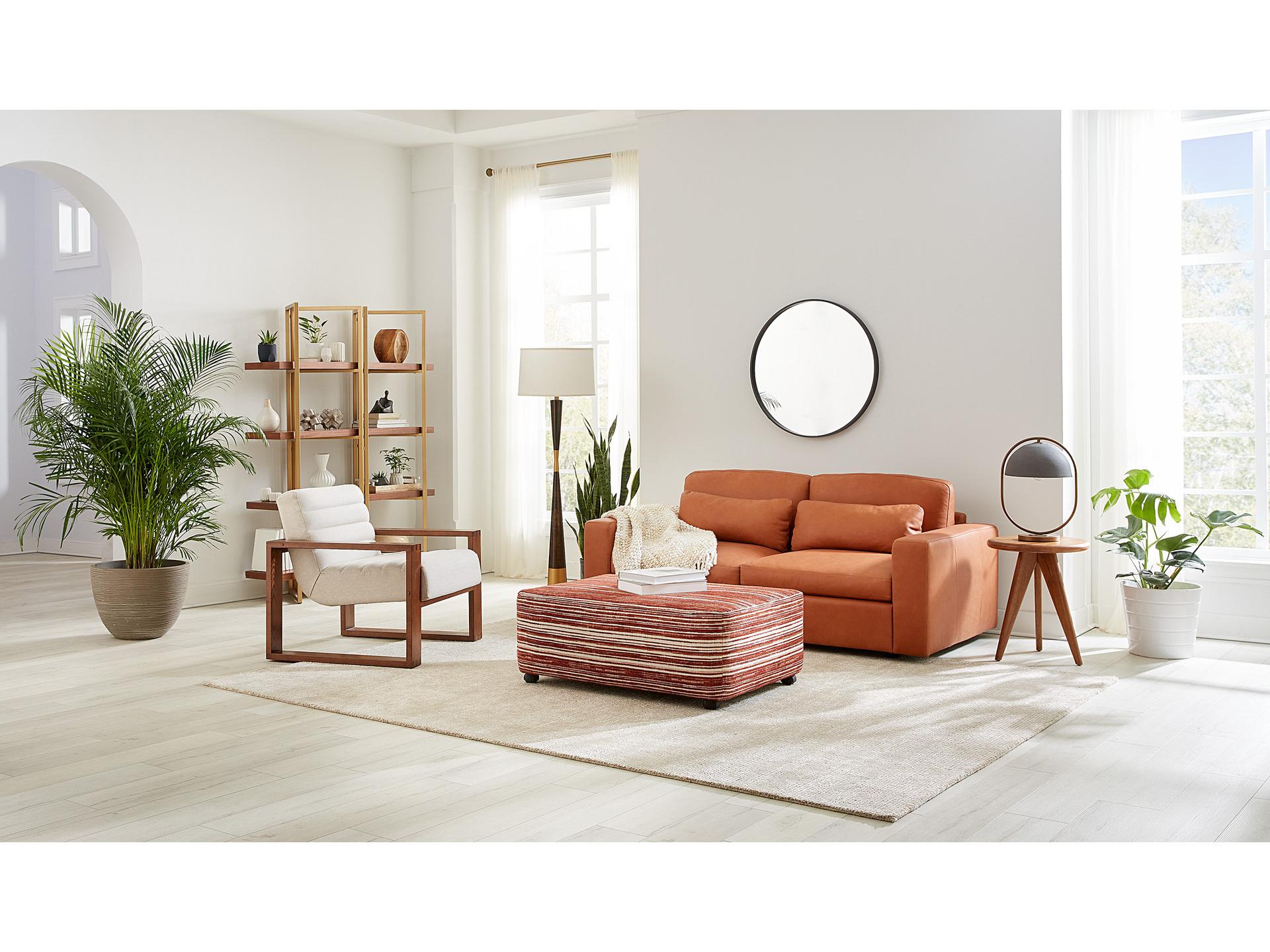 Palliser Ensemble Max Track Arm Leather Upholstery Loveseat