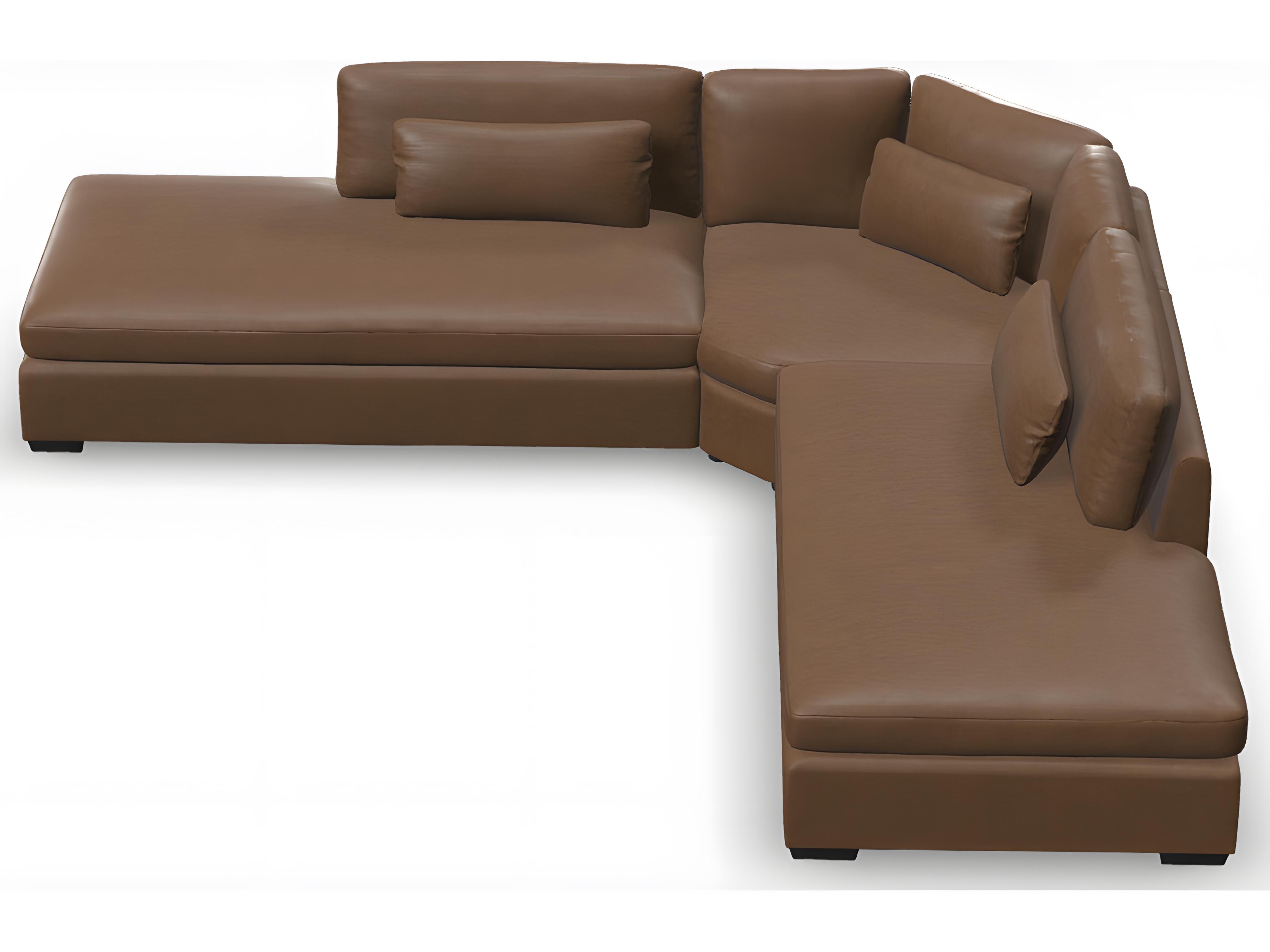 Palliser Ensemble Max Track Arm Leather Upholstery Upholstered Sectional Sofa