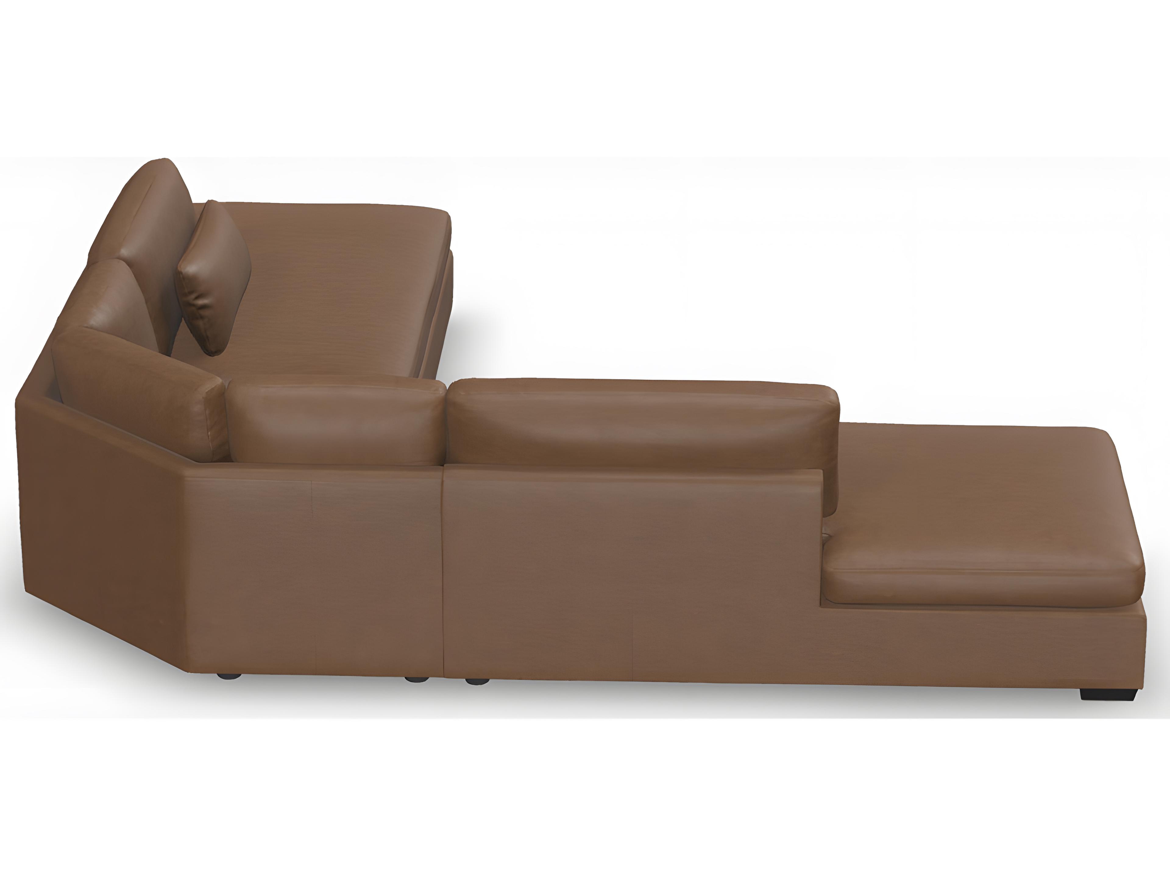 Palliser Ensemble Max Track Arm Leather Upholstery Upholstered Sectional Sofa