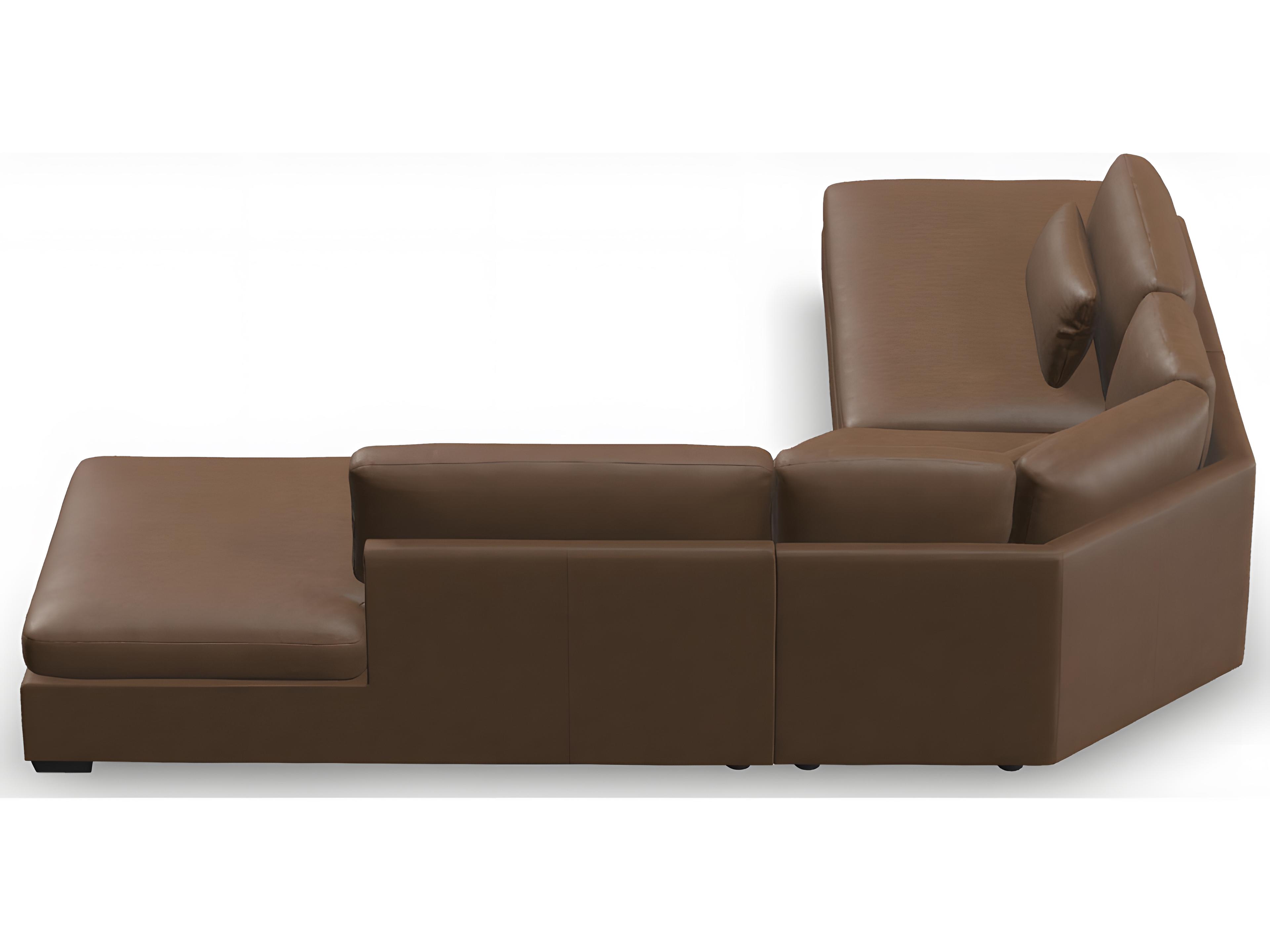 Palliser Ensemble Max Track Arm Leather Upholstery Upholstered Sectional Sofa