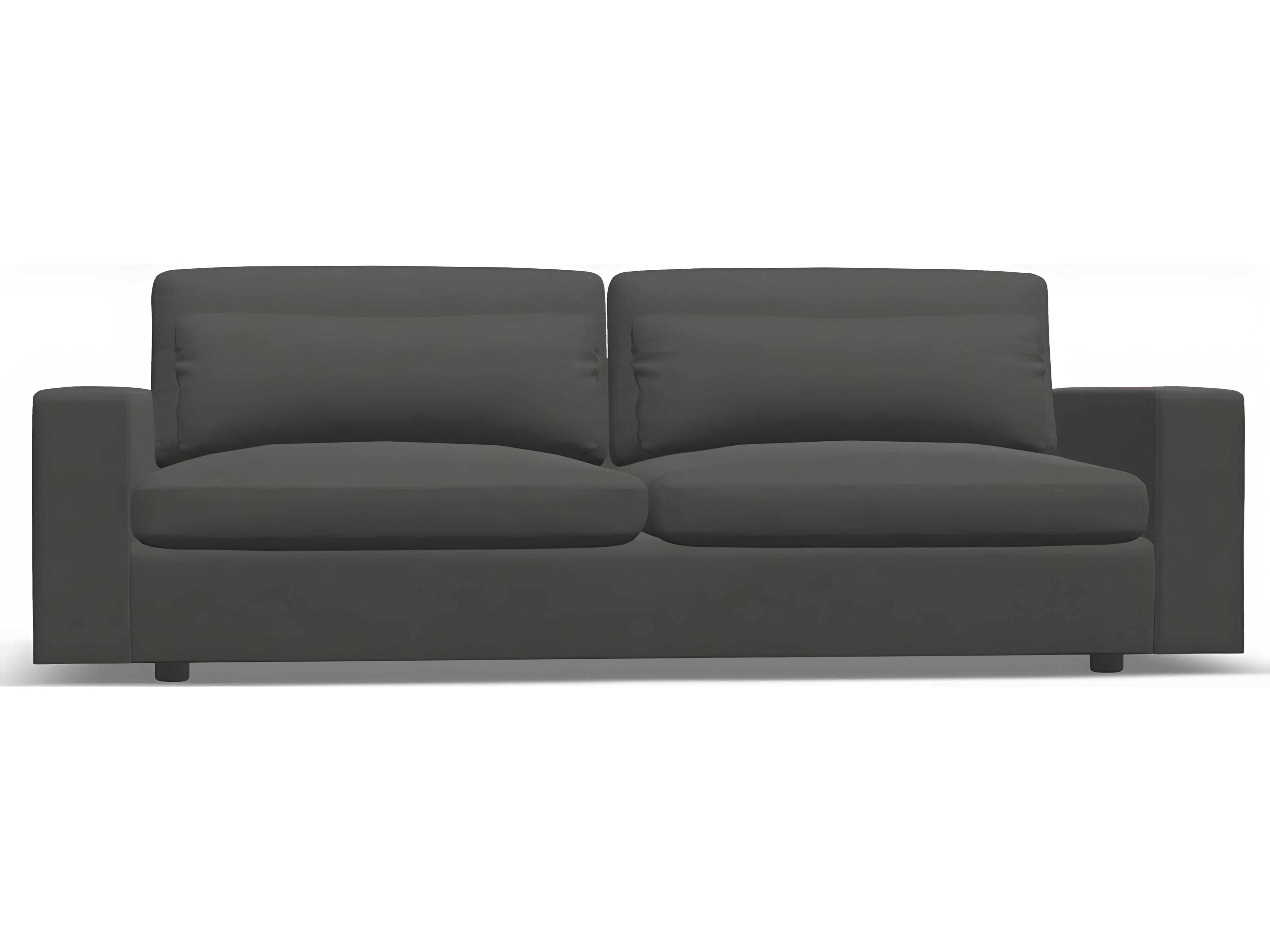 Palliser Ensemble Max Track Arm Leather Upholstery Apartment Sofa