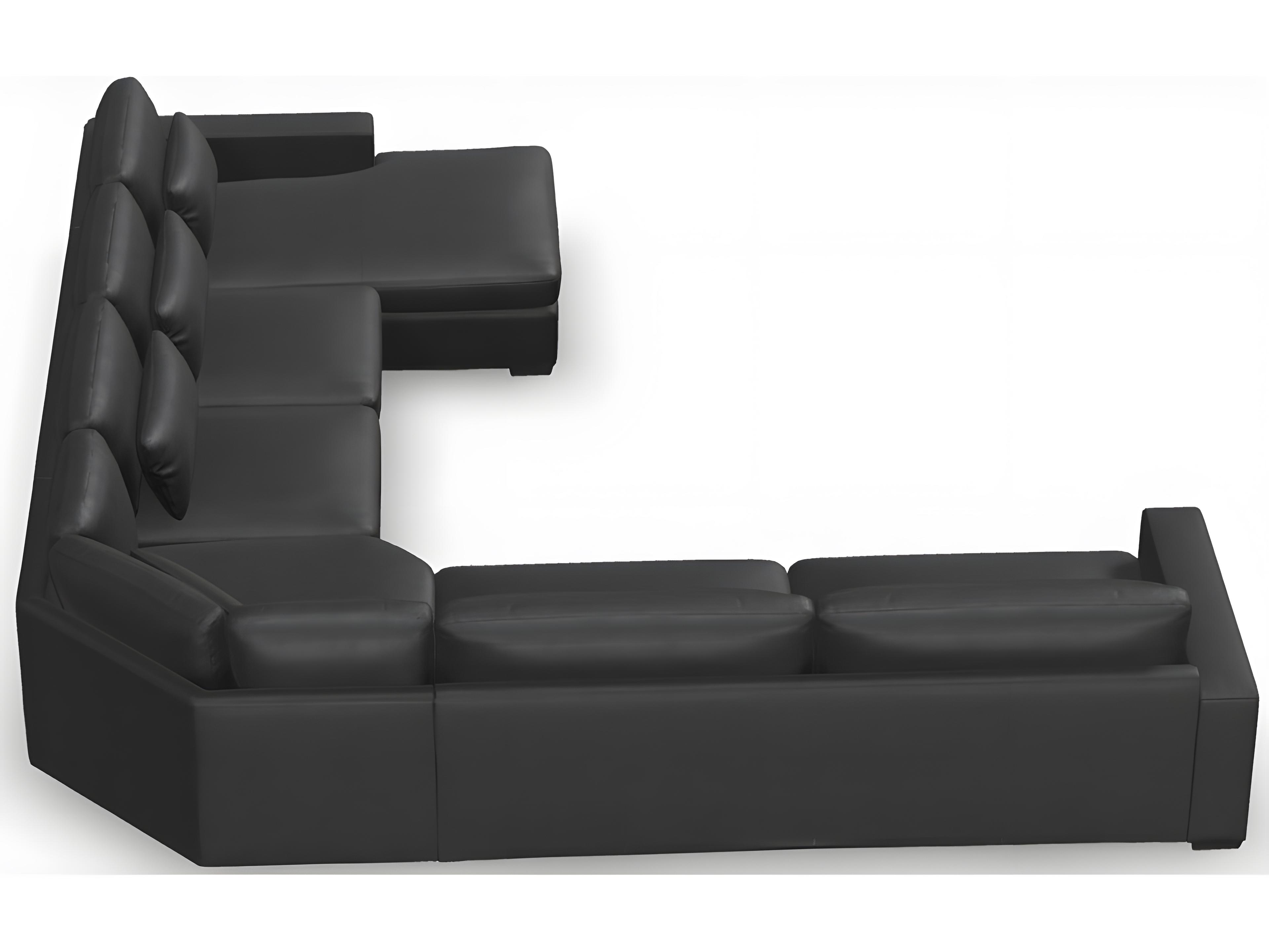 Palliser Ensemble Max Track Arm Leather Upholstery Upholstered Sectional Sofa