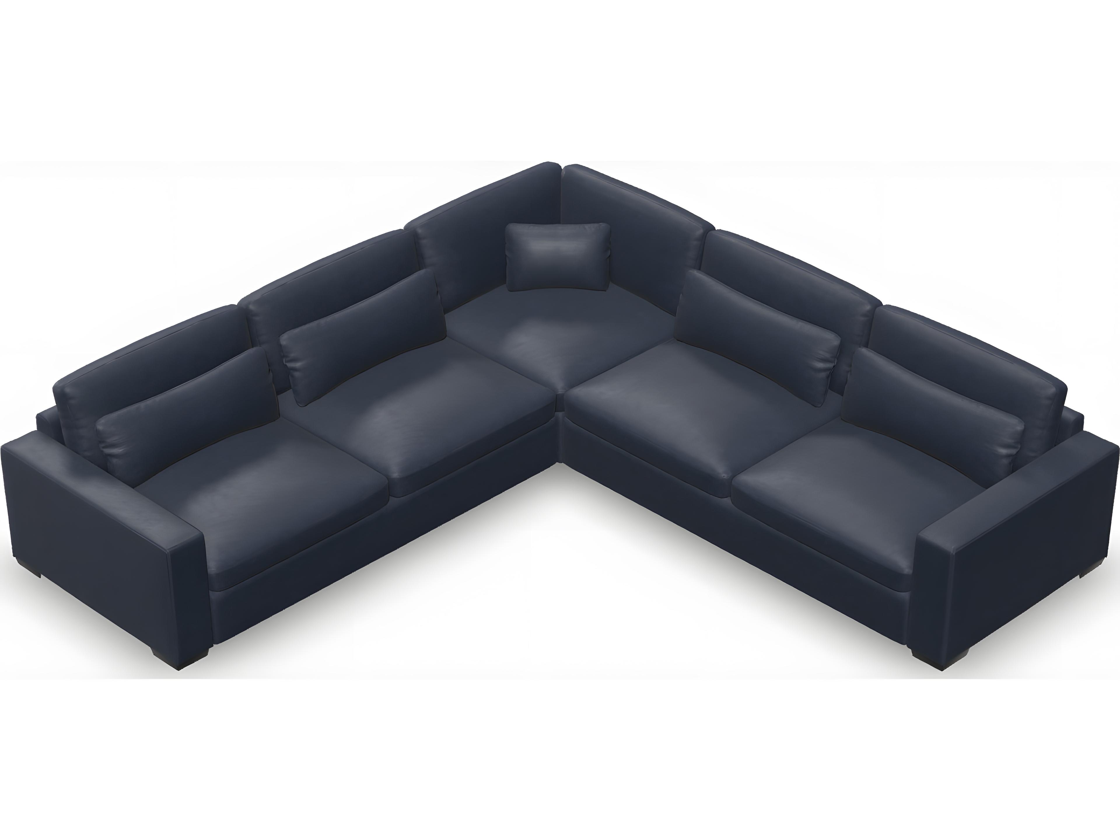 Palliser Ensemble Max Track Arm Leather Upholstery Upholstered Sectional Sofa