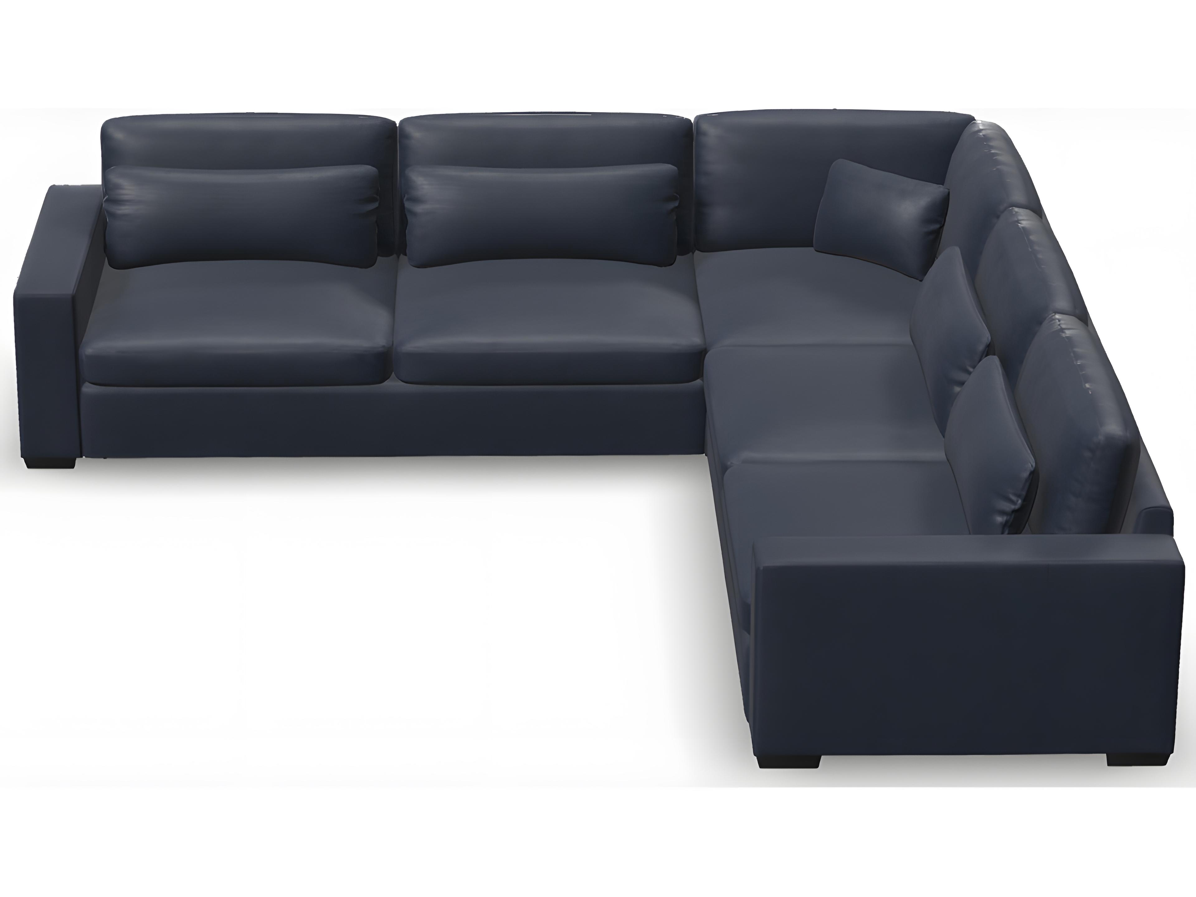 Palliser Ensemble Max Track Arm Leather Upholstery Upholstered Sectional Sofa