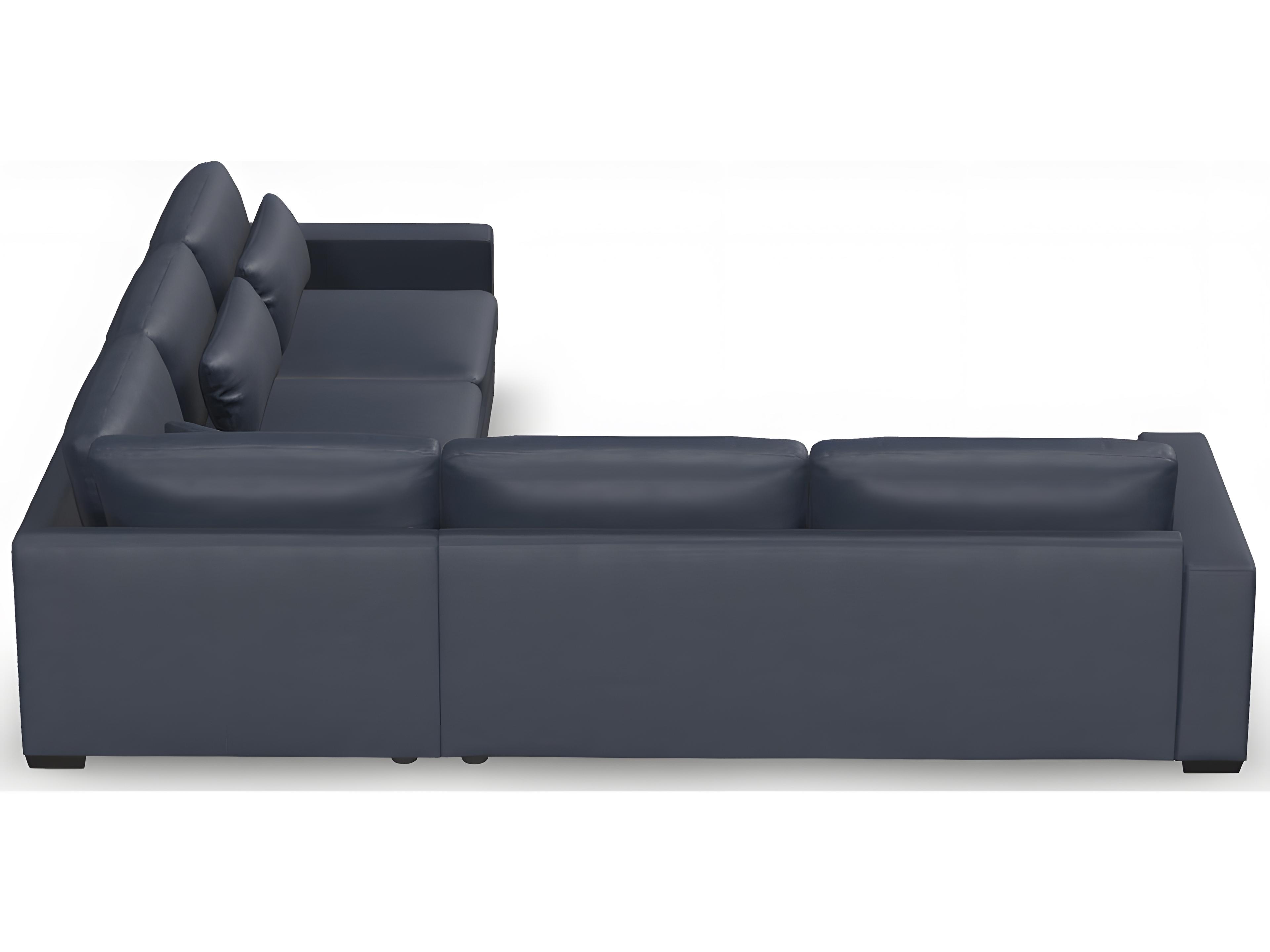 Palliser Ensemble Max Track Arm Leather Upholstery Upholstered Sectional Sofa