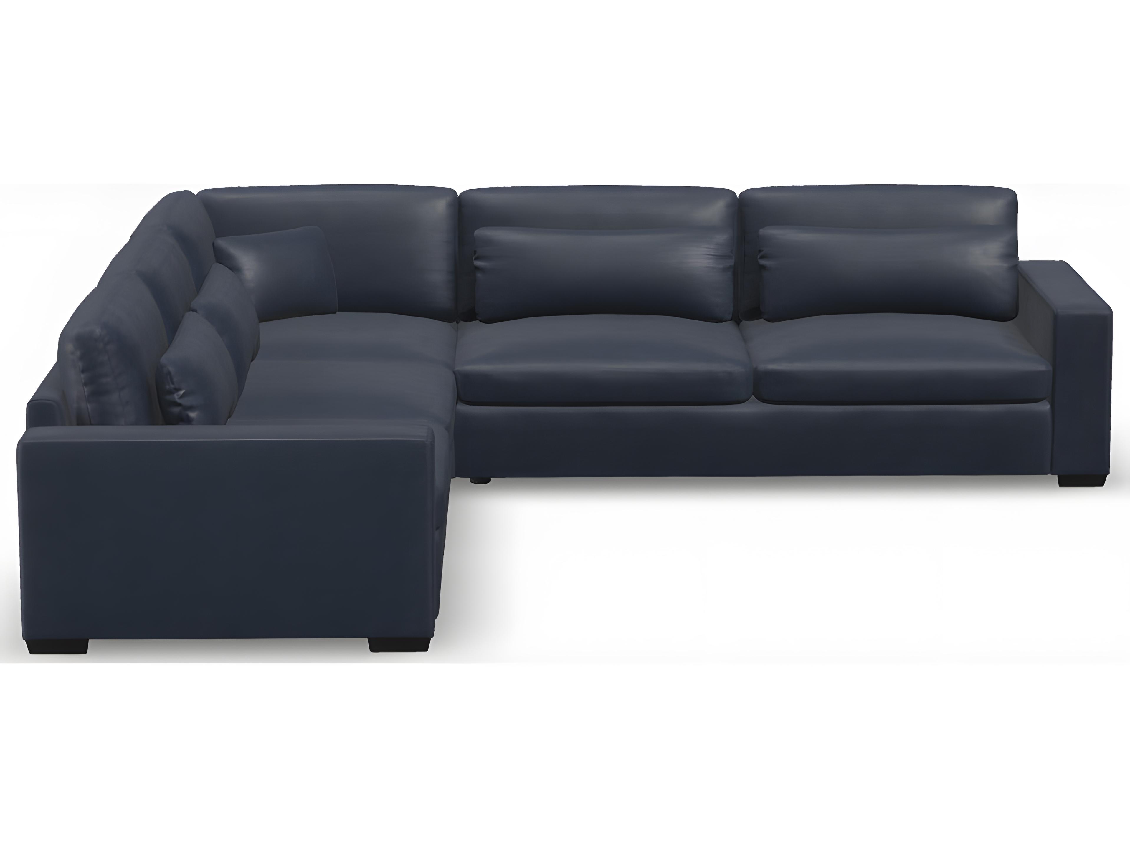 Palliser Ensemble Max Track Arm Leather Upholstery Upholstered Sectional Sofa