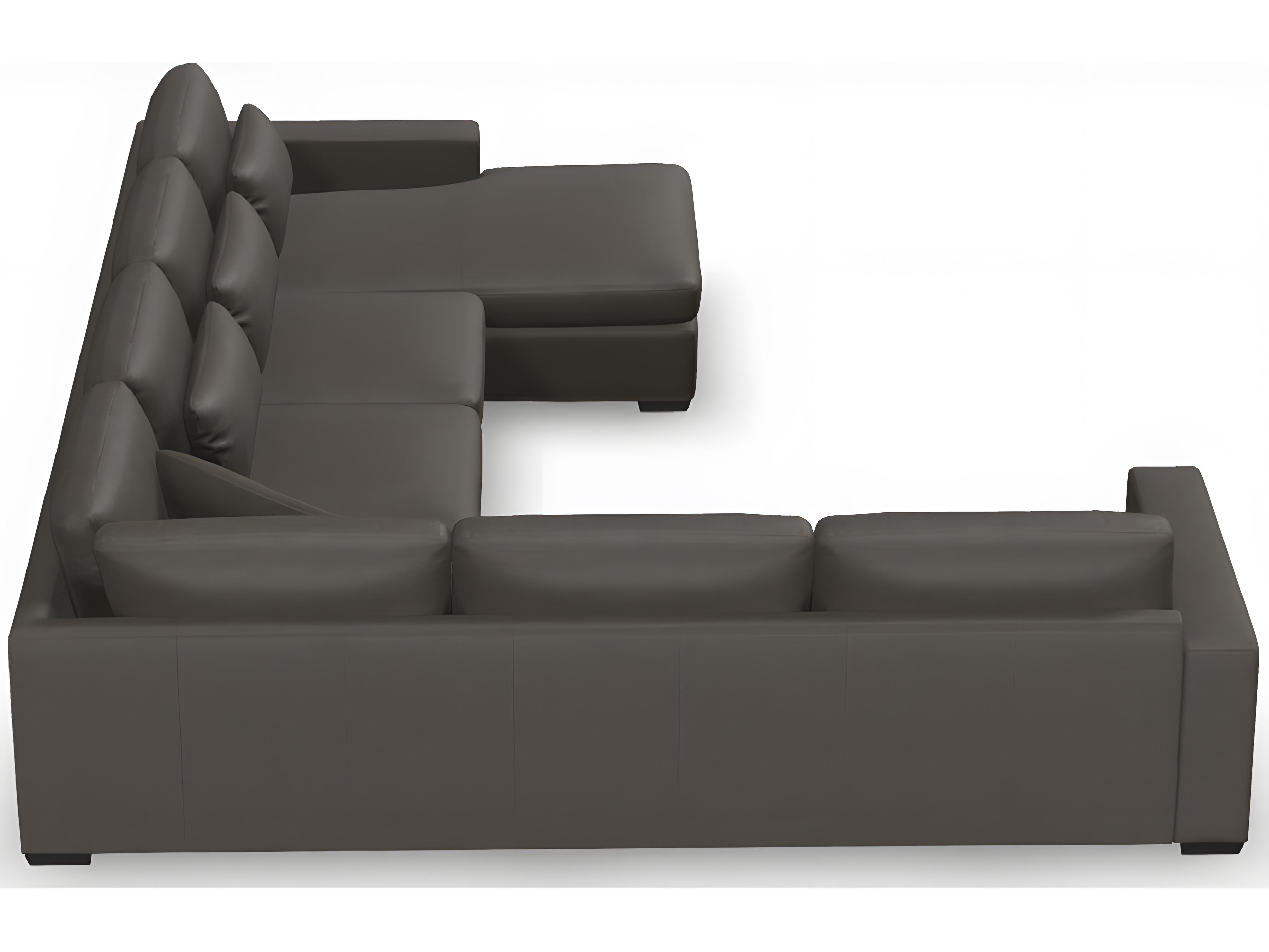Palliser Ensemble Max Track Arm Leather Upholstery Upholstered Sectional Sofa