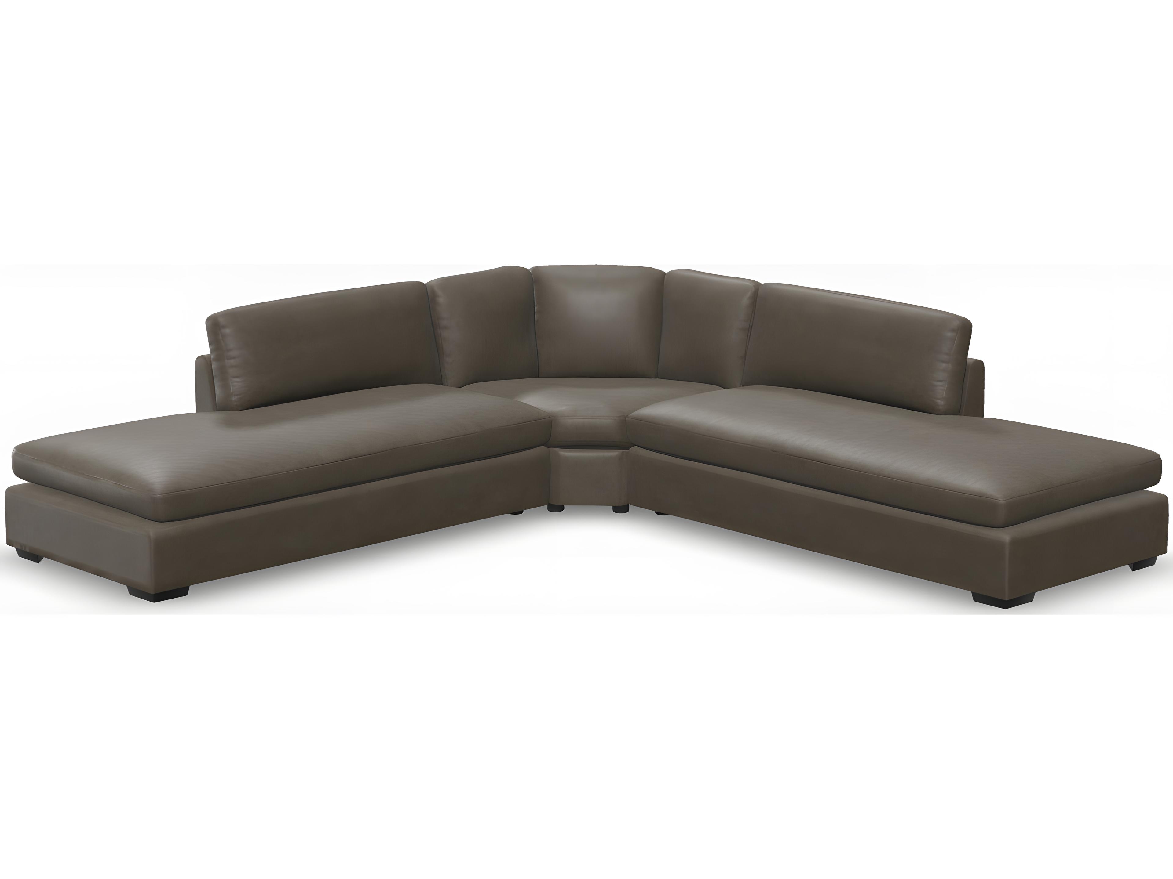 Palliser Ensemble Max Angle Arm Leather Upholstery Sectional Sofa