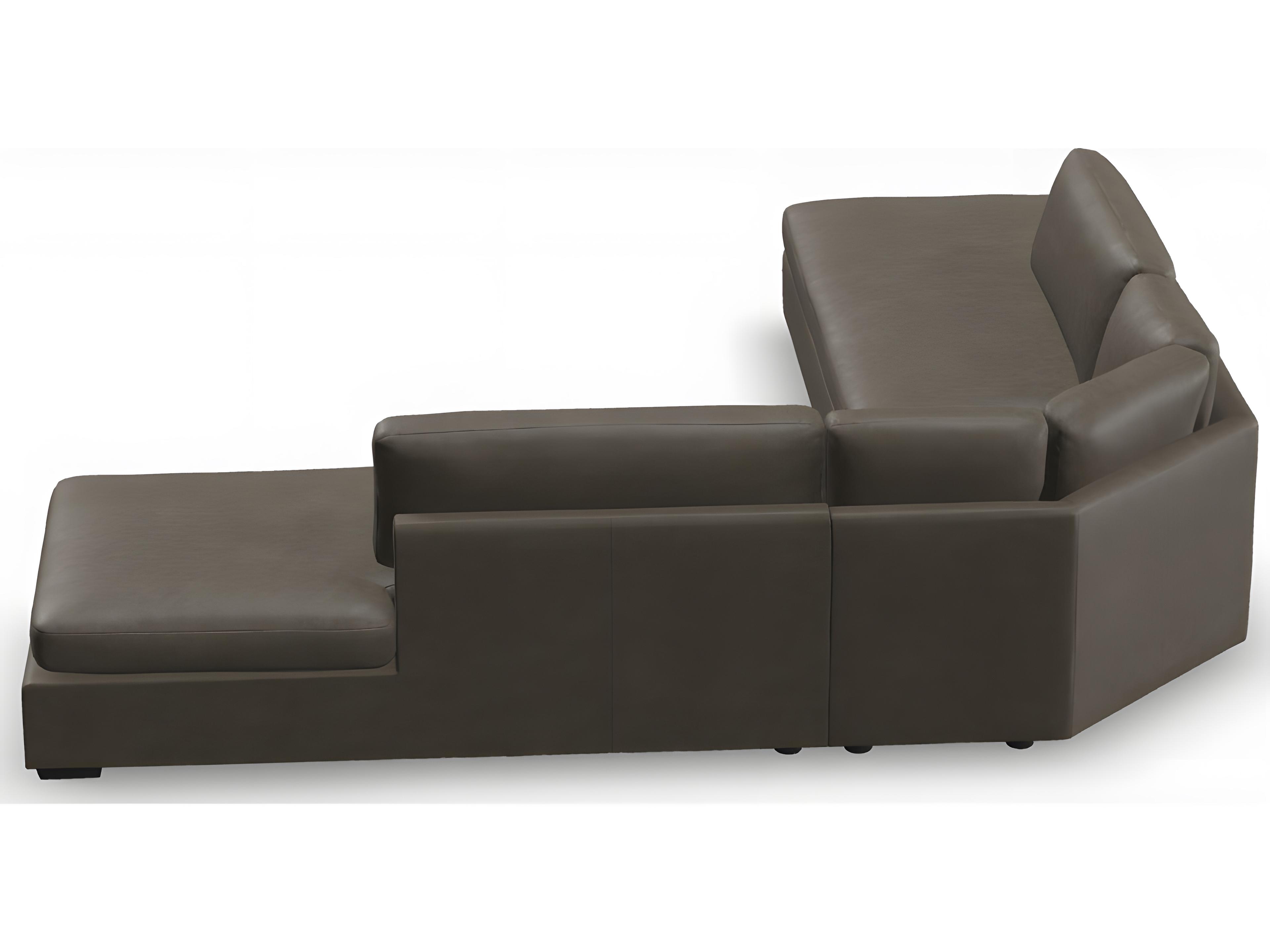 Palliser Ensemble Max Angle Arm Leather Upholstery Sectional Sofa