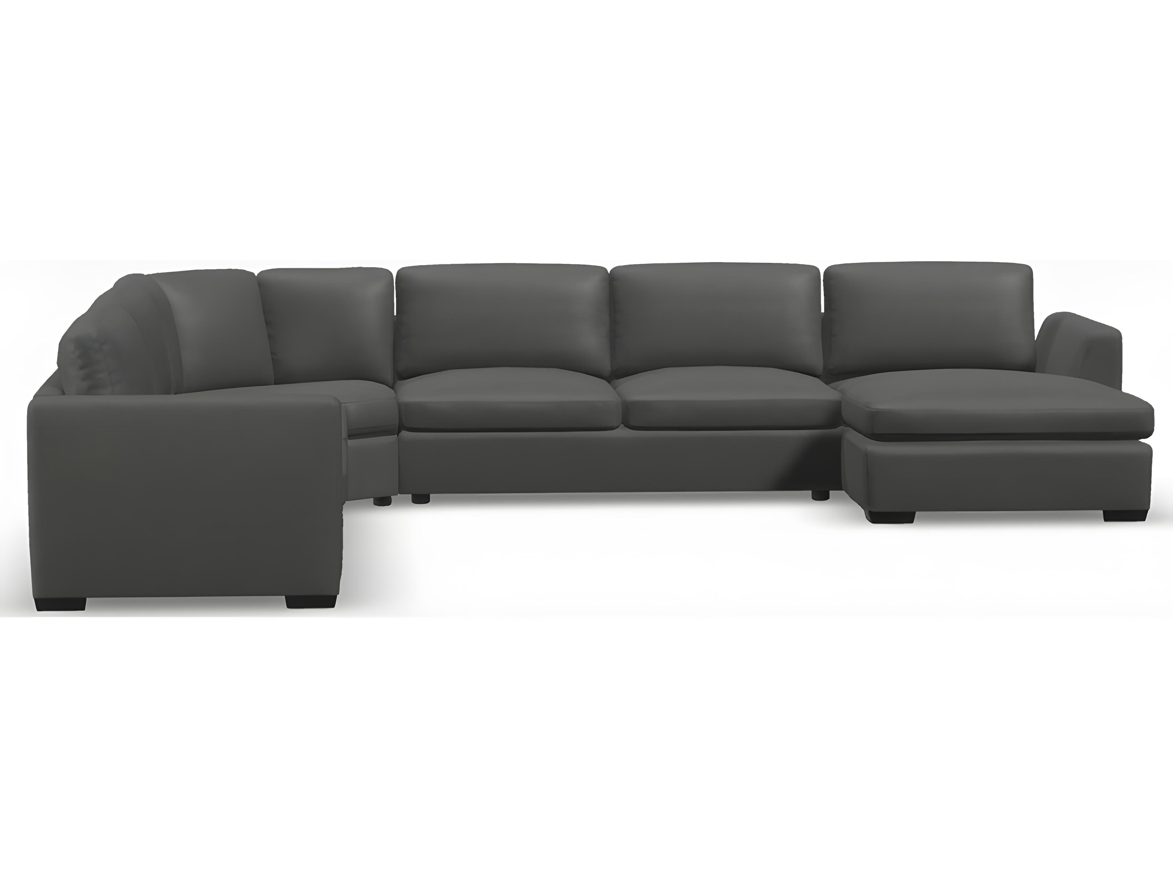 Palliser Ensemble Max Angle Arm Leather Upholstery Sectional Sofa