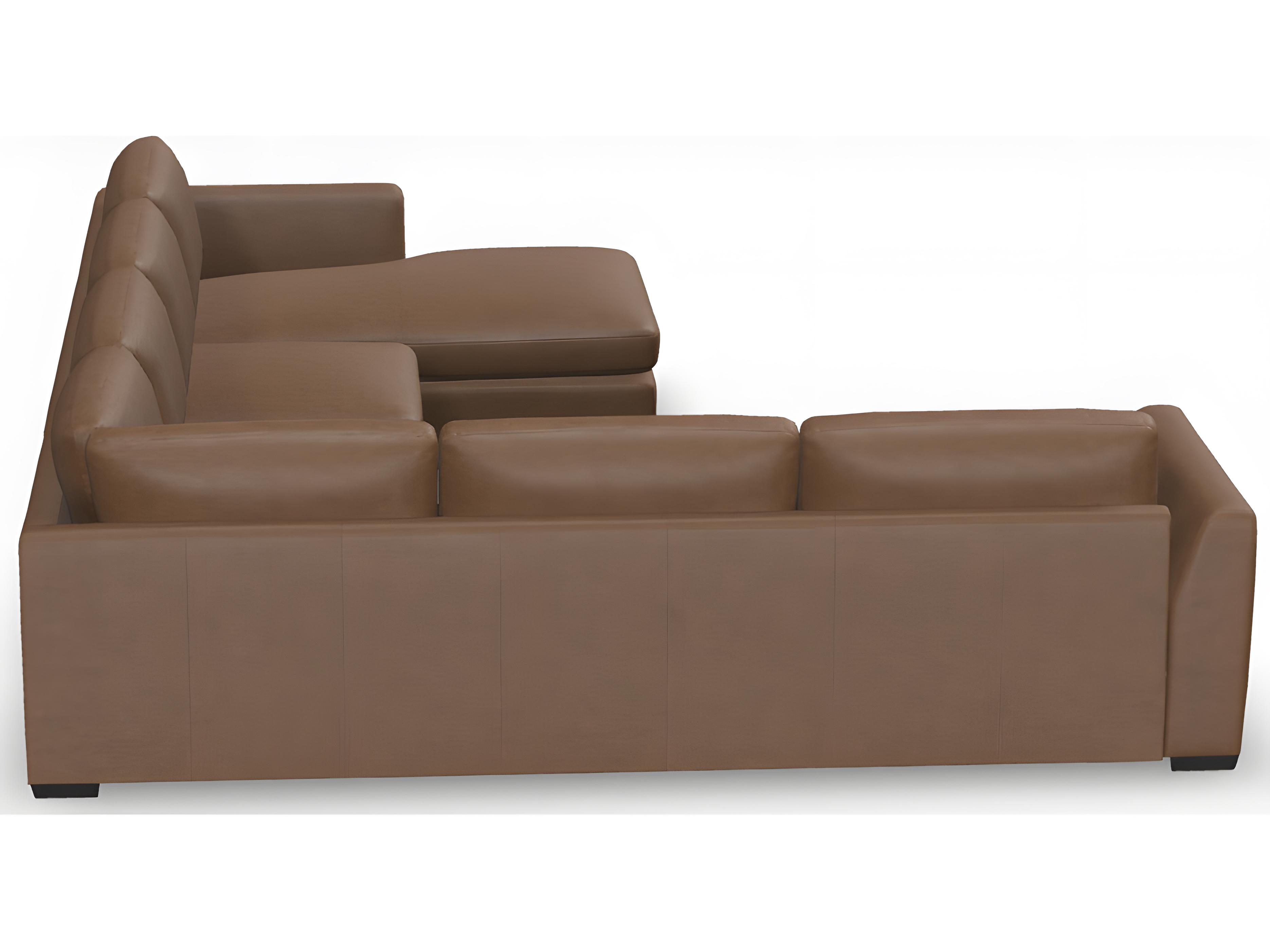 Palliser Ensemble Max Angle Arm Leather Upholstery Sectional Sofa