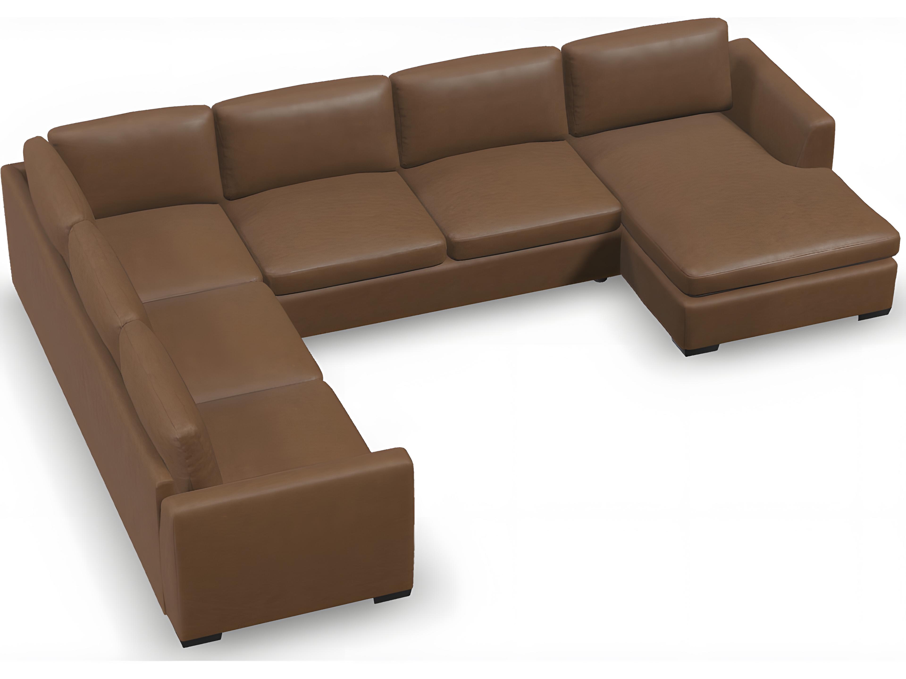 Palliser Ensemble Max Angle Arm Leather Upholstery Sectional Sofa