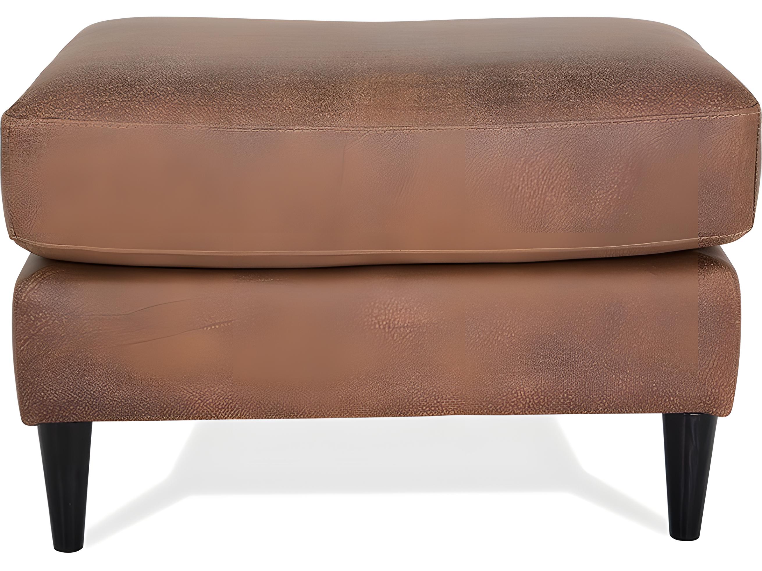 Palliser Ensemble Max Roll Arm Leather Upholstery Ottoman