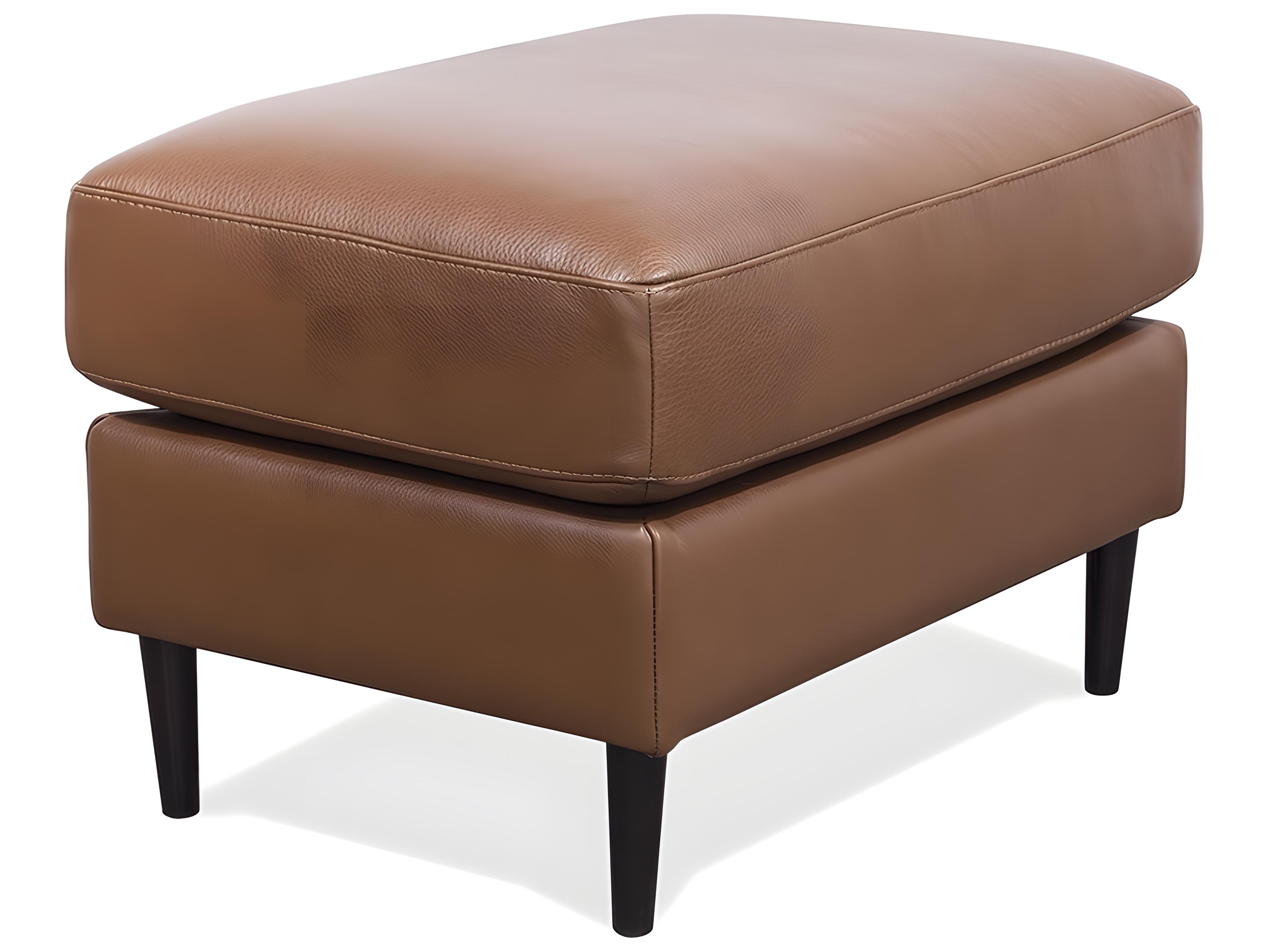 Palliser Ensemble Max Roll Arm Leather Upholstery Ottoman