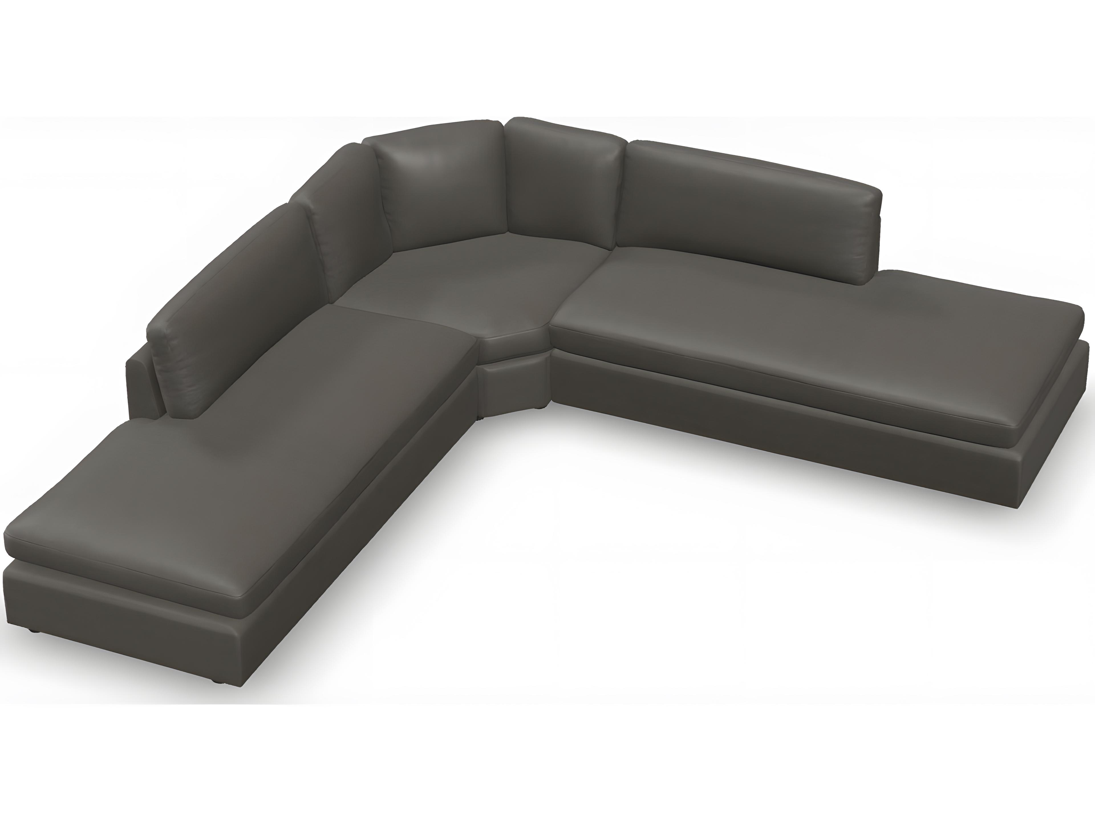 Palliser Ensemble Max Roll Arm Leather Upholstery Upholstered Sectional Sofa