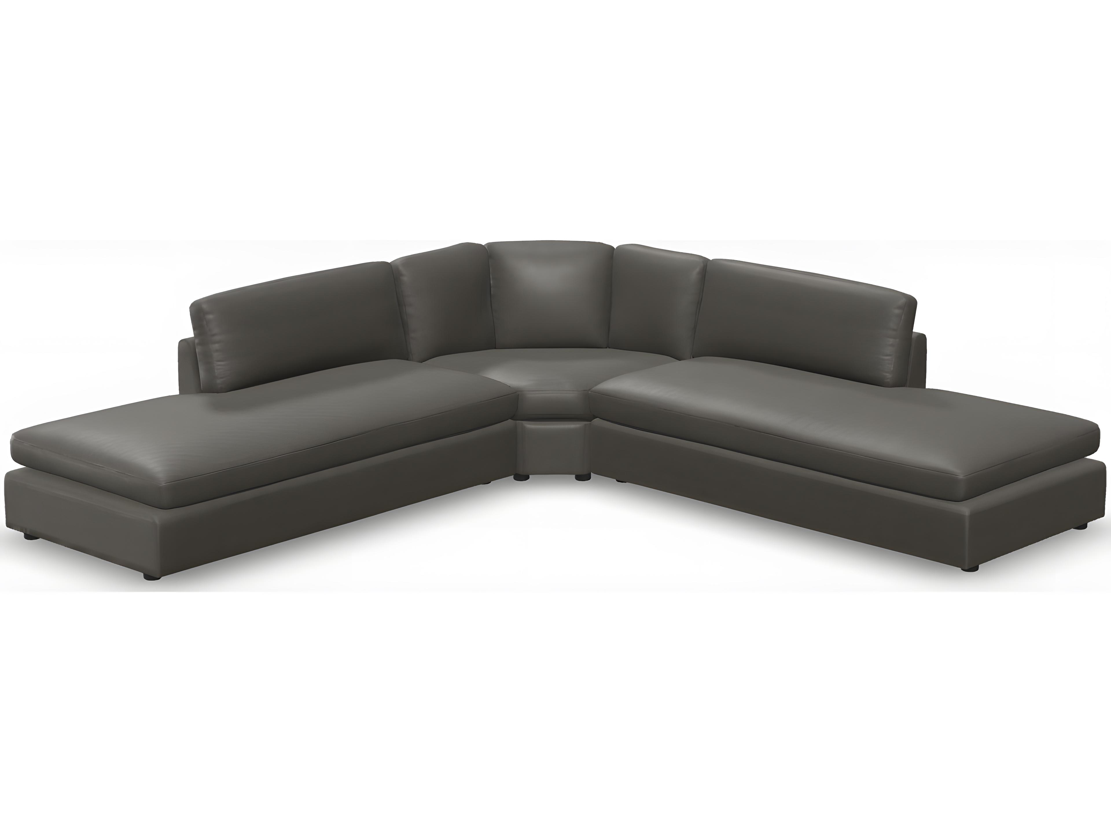 Palliser Ensemble Max Roll Arm Leather Upholstery Upholstered Sectional Sofa