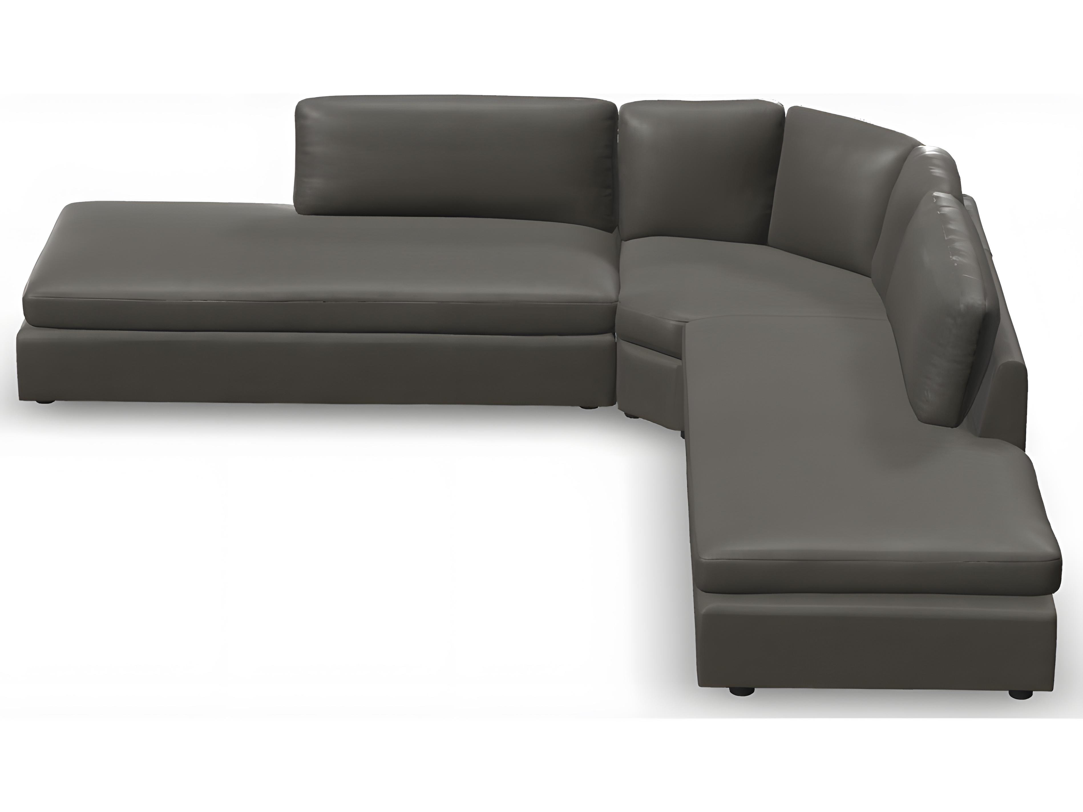 Palliser Ensemble Max Roll Arm Leather Upholstery Upholstered Sectional Sofa