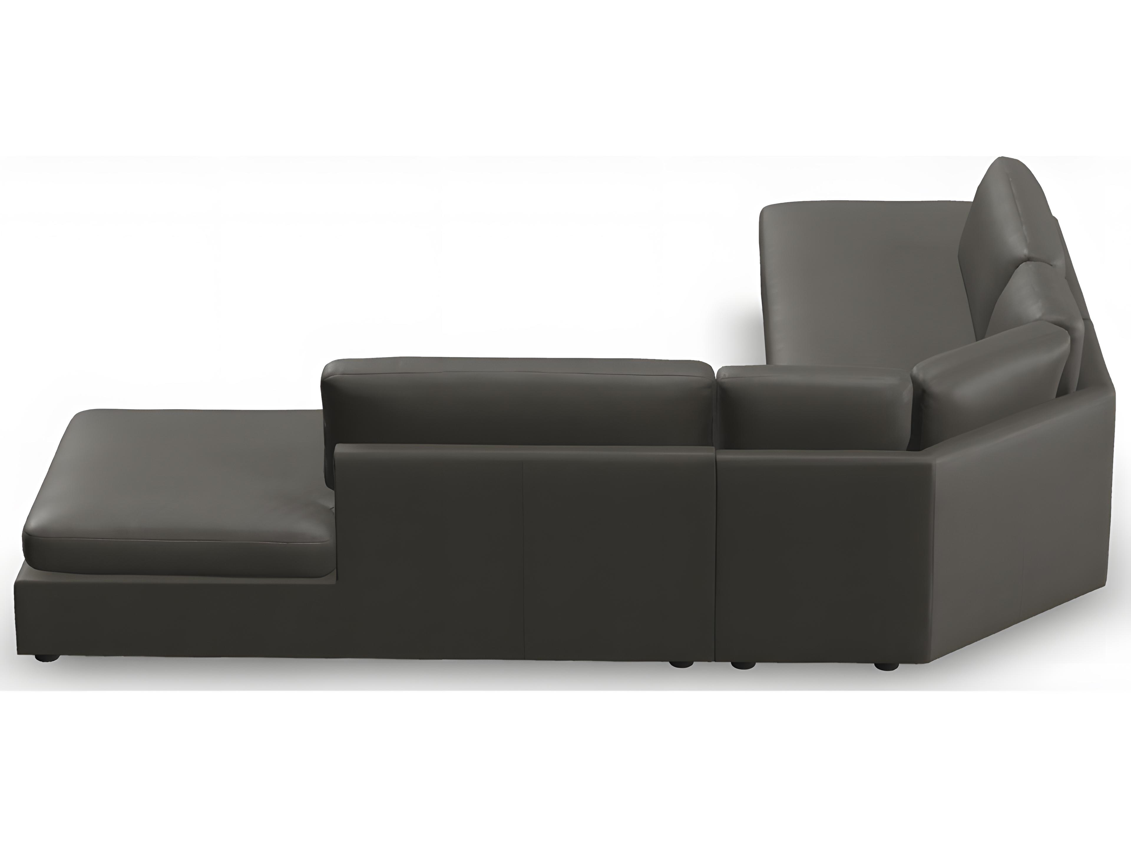 Palliser Ensemble Max Roll Arm Leather Upholstery Upholstered Sectional Sofa