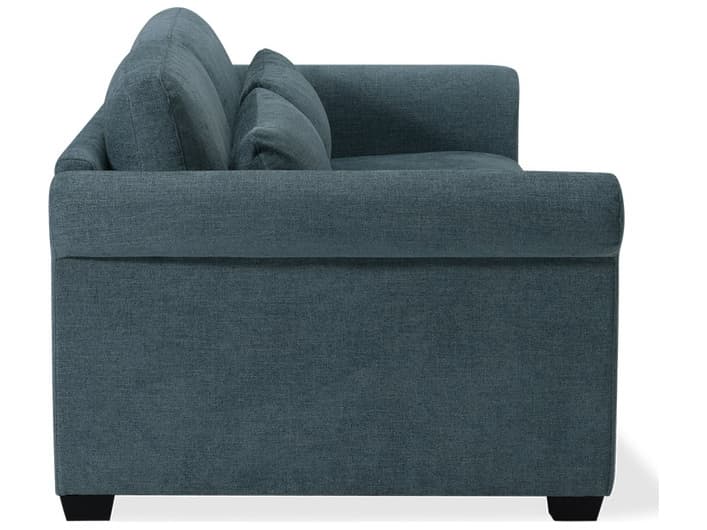 Palliser Ensemble Max Roll Arm Leather Upholstery Apartment Sofa