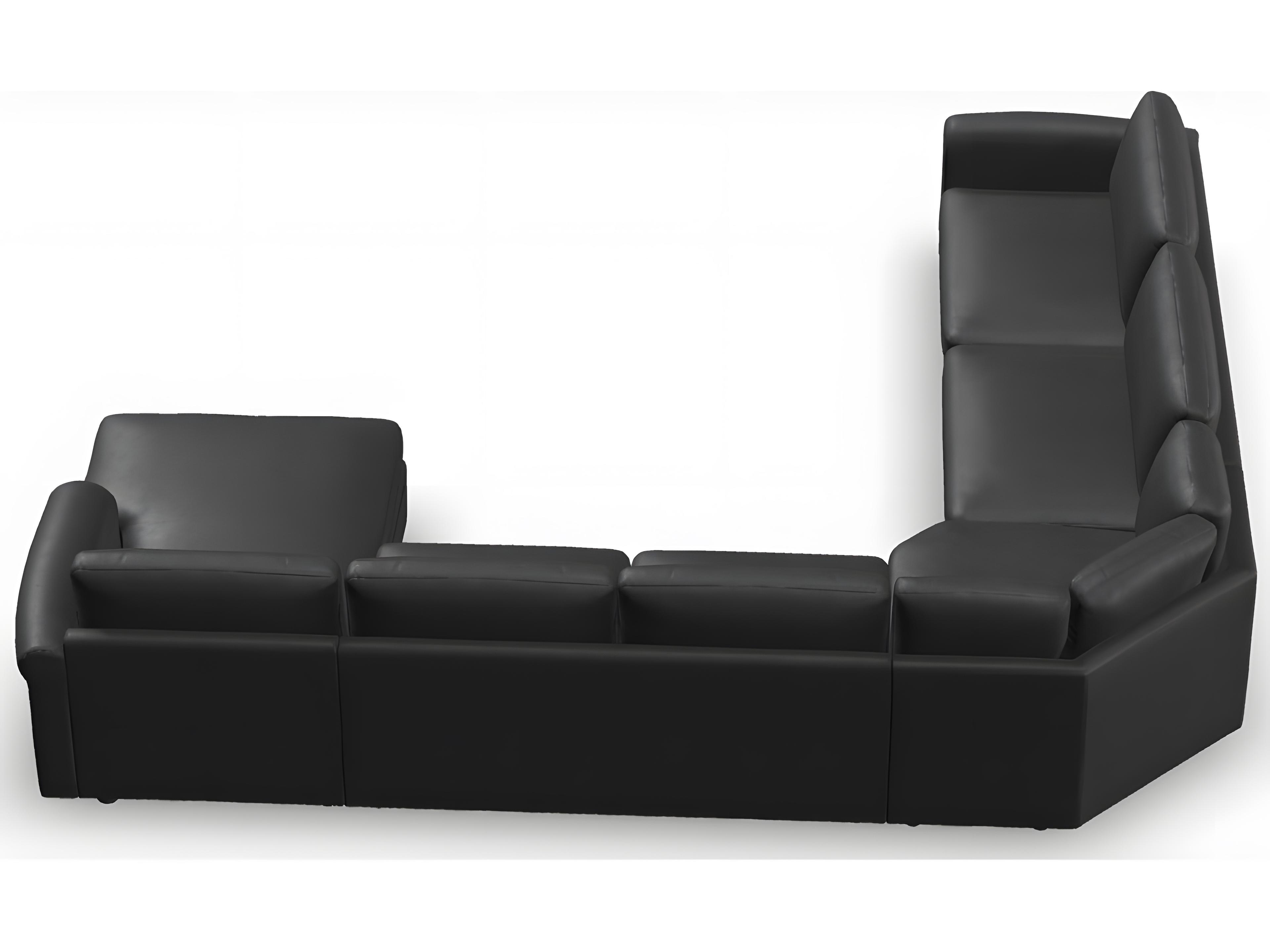 Palliser Ensemble Max Roll Arm Leather Upholstery Upholstered Sectional Sofa