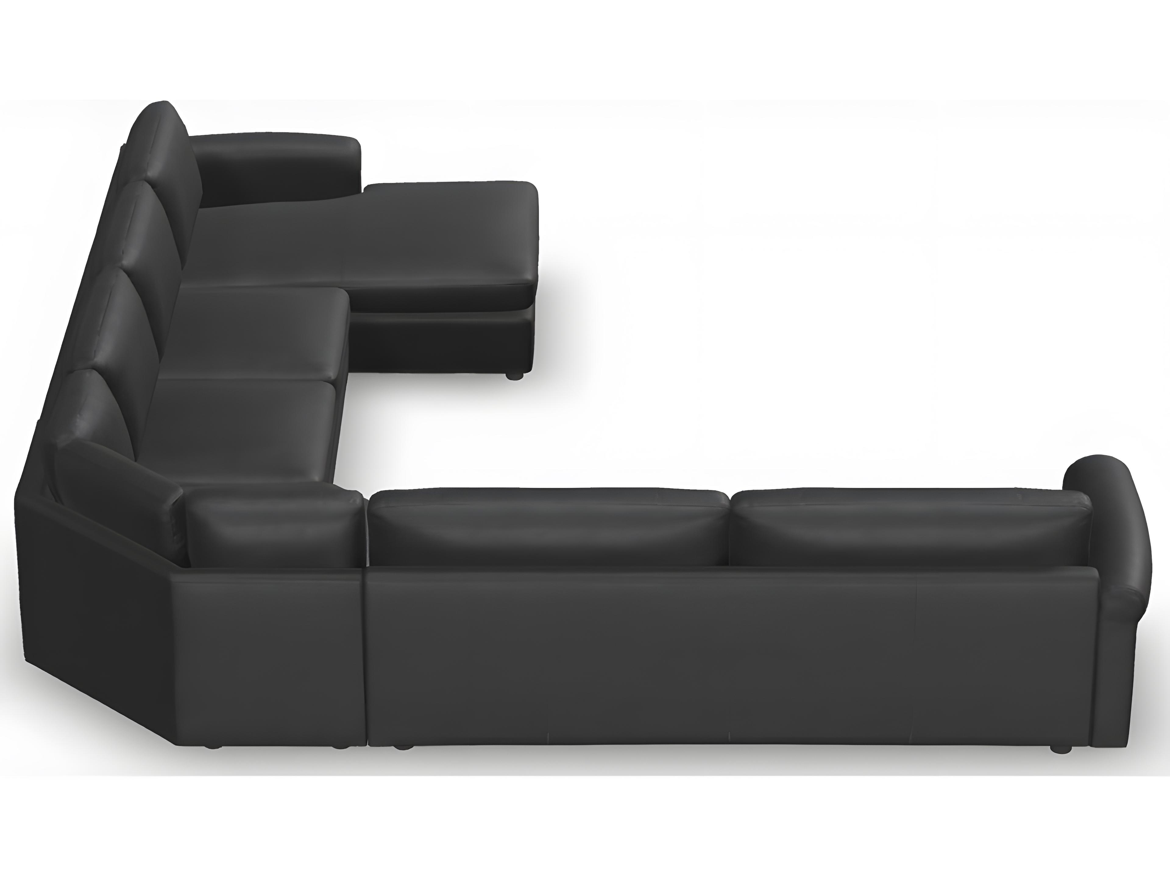 Palliser Ensemble Max Roll Arm Leather Upholstery Upholstered Sectional Sofa