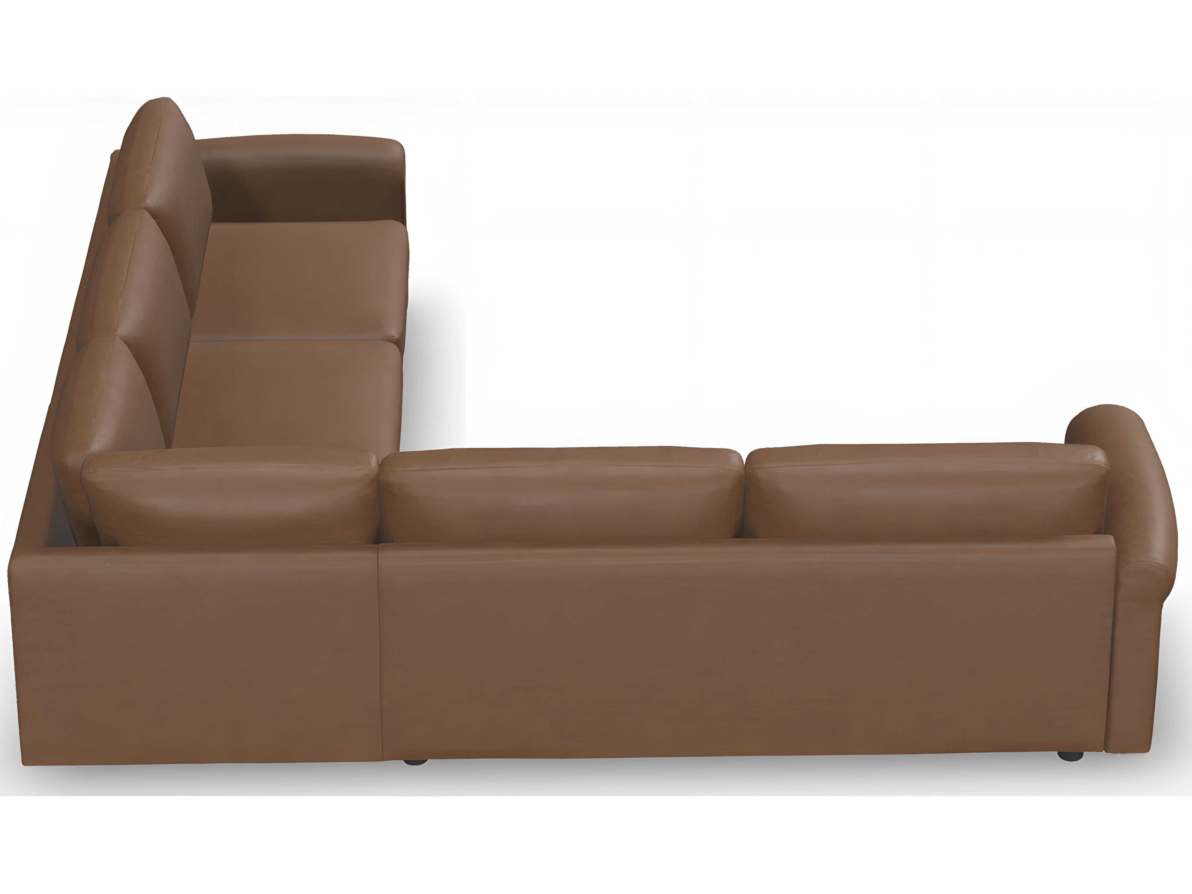 Palliser Ensemble Max Roll Arm Leather Upholstery Upholstered Sectional Sofa