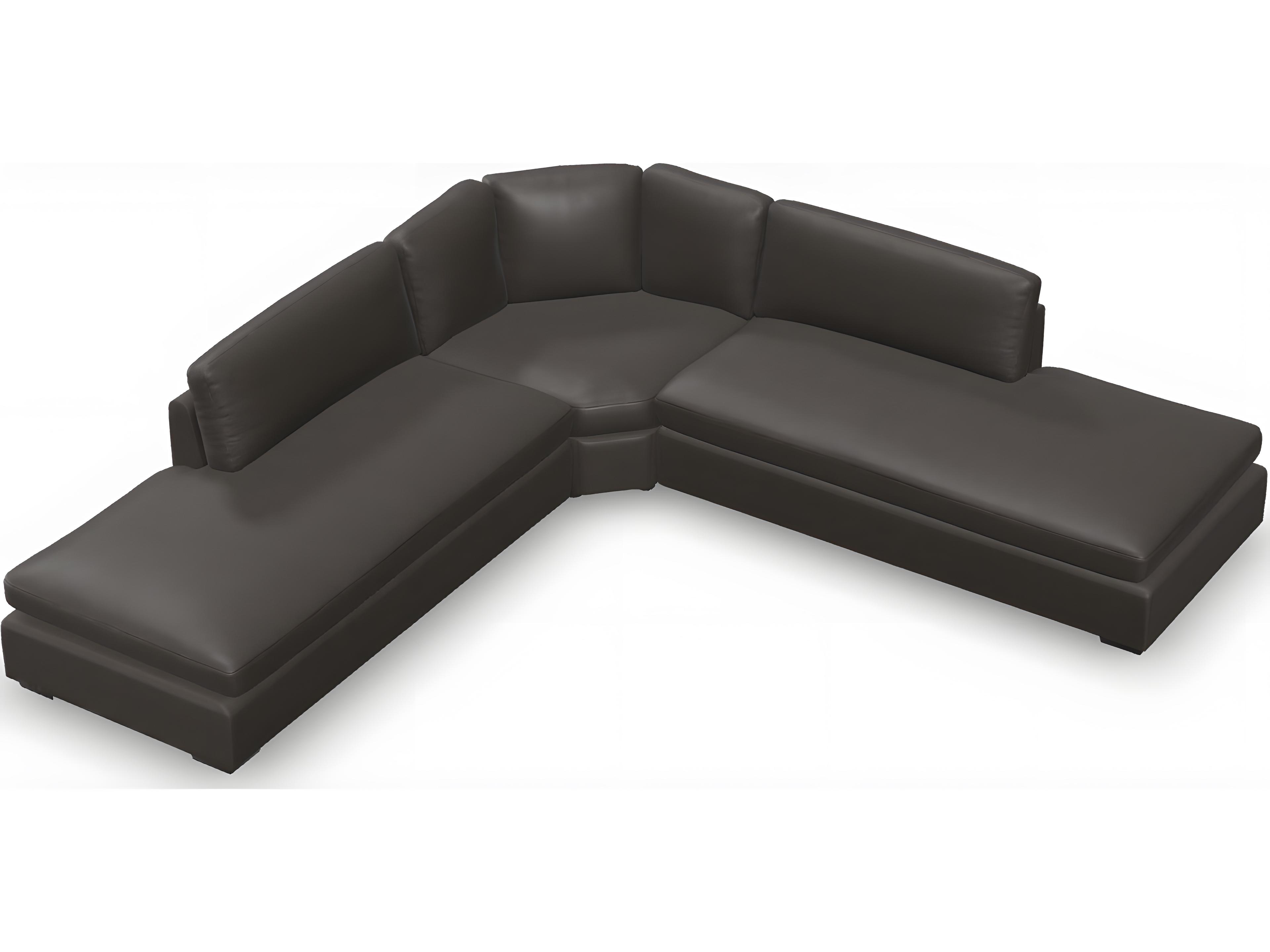 Palliser Ensemble Angle Arm Leather Upholstery Upholstered Sectional Sofa