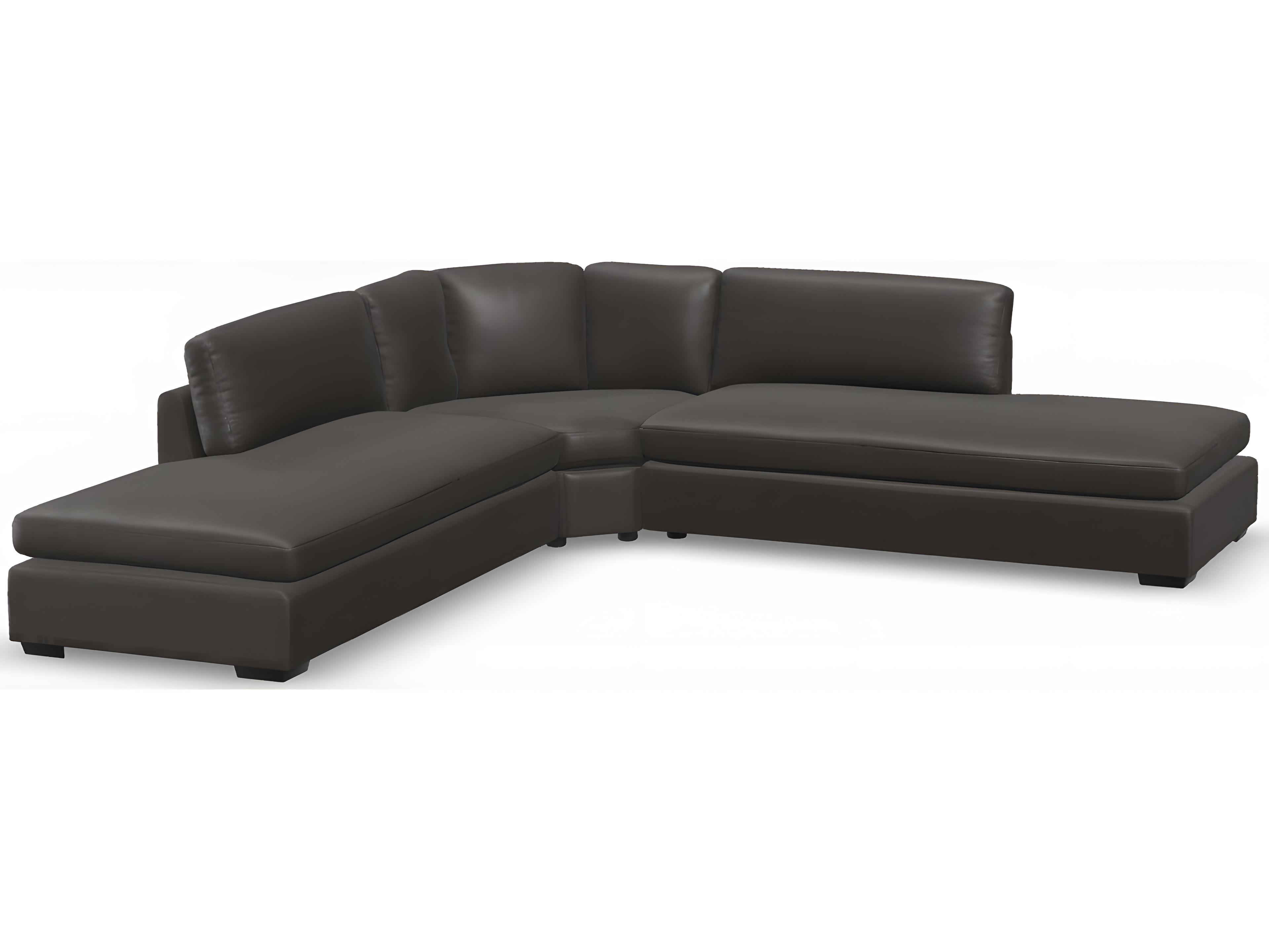 Palliser Ensemble Angle Arm Leather Upholstery Upholstered Sectional Sofa