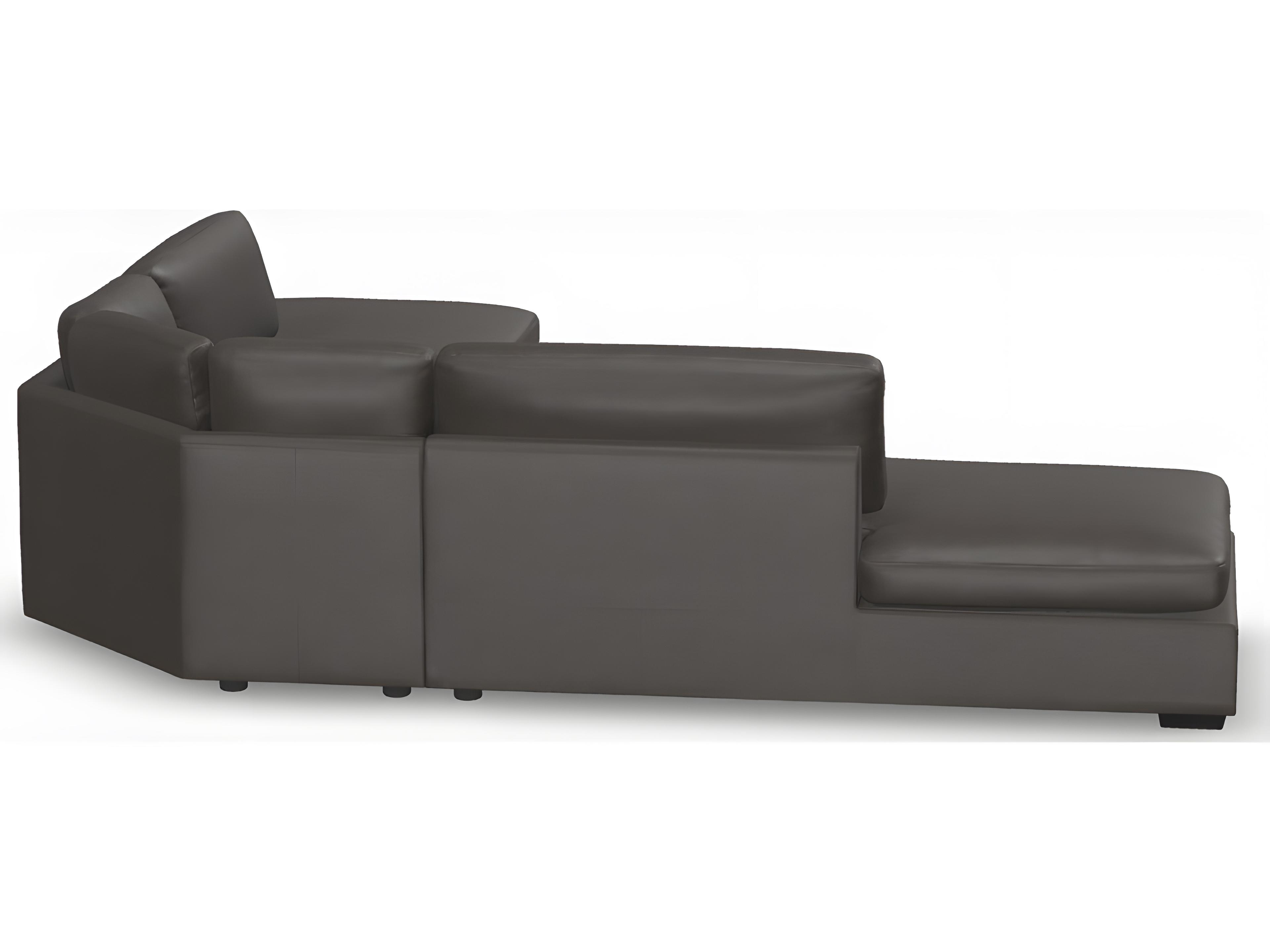 Palliser Ensemble Angle Arm Leather Upholstery Upholstered Sectional Sofa