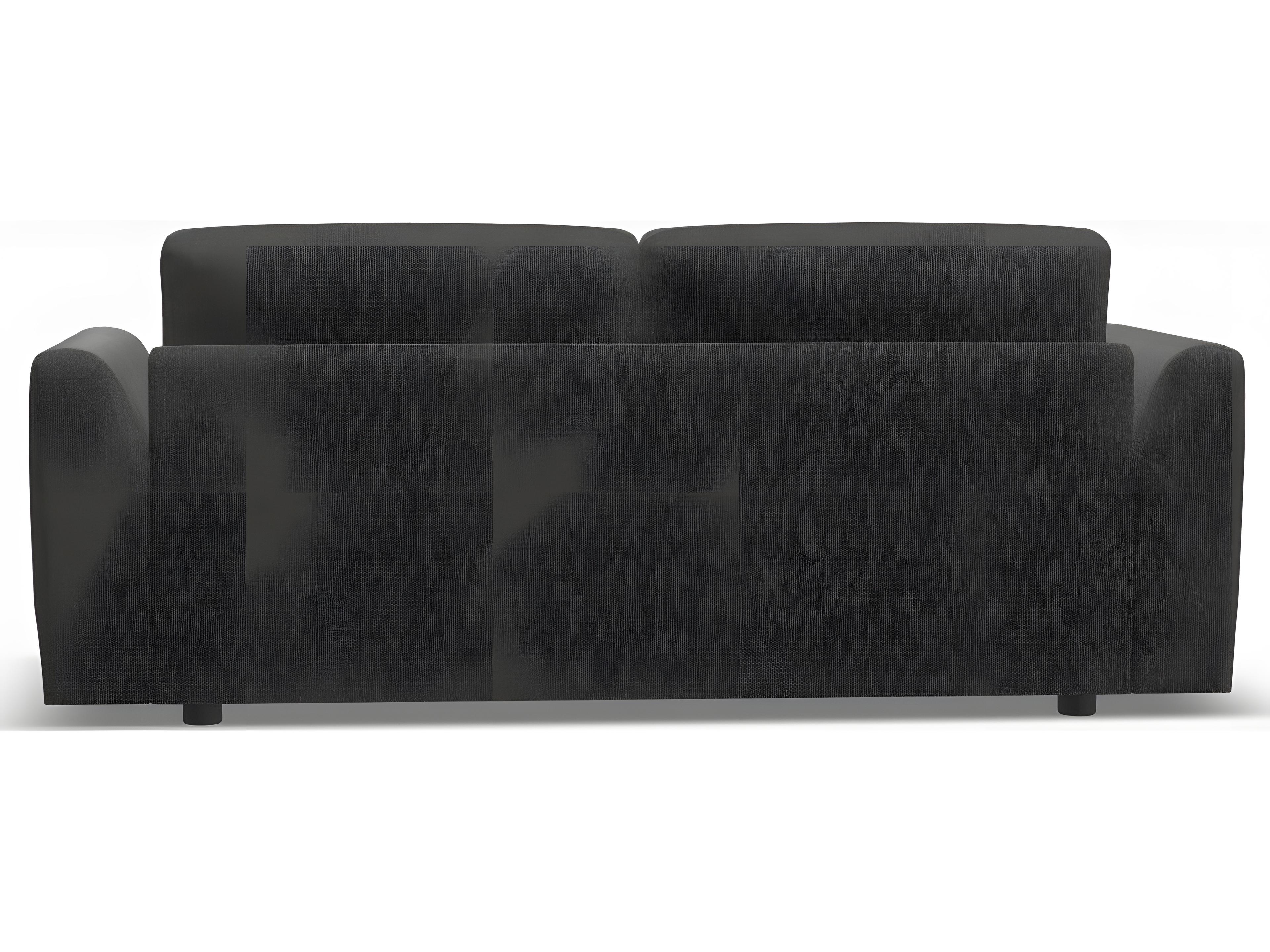 Palliser Ensemble Angle Arm Leather Upholstery Apartment Sofa