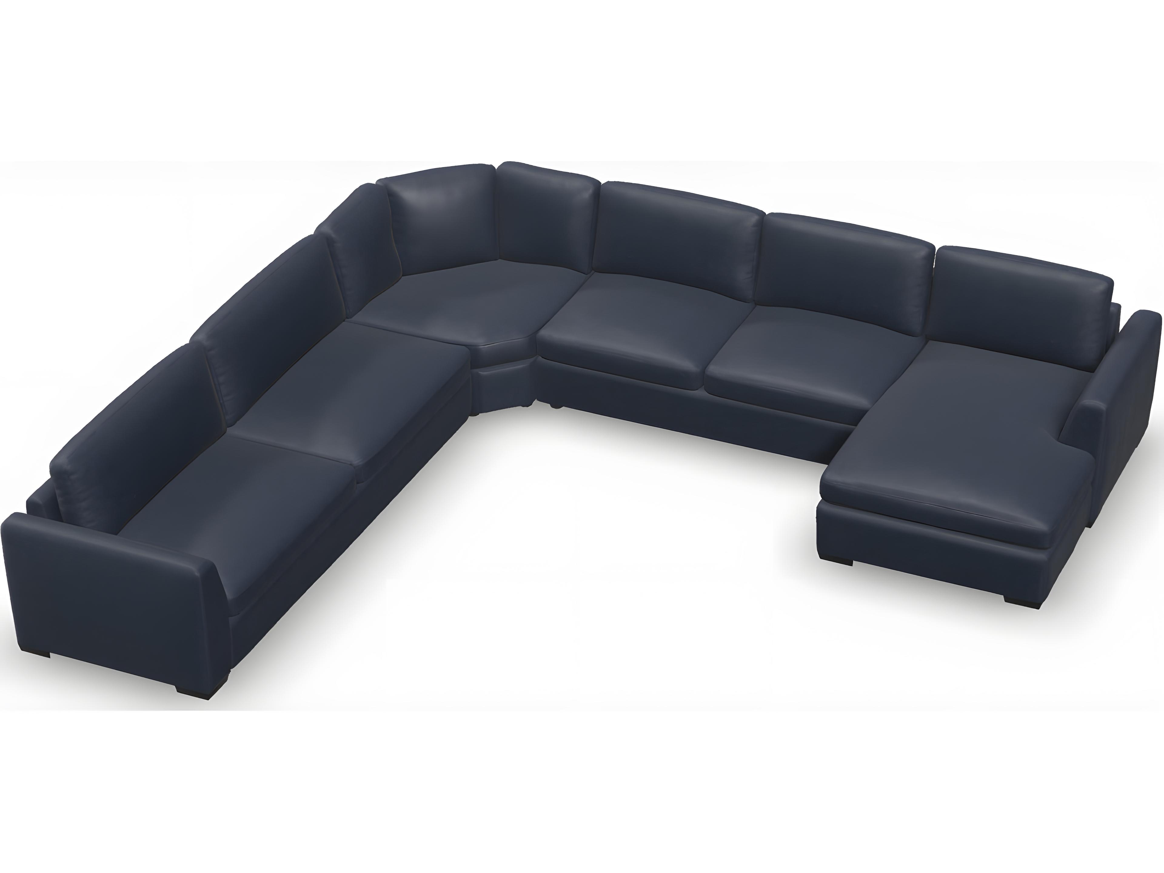 Palliser Ensemble Angle Arm Leather Upholstery Upholstered Sectional Sofa