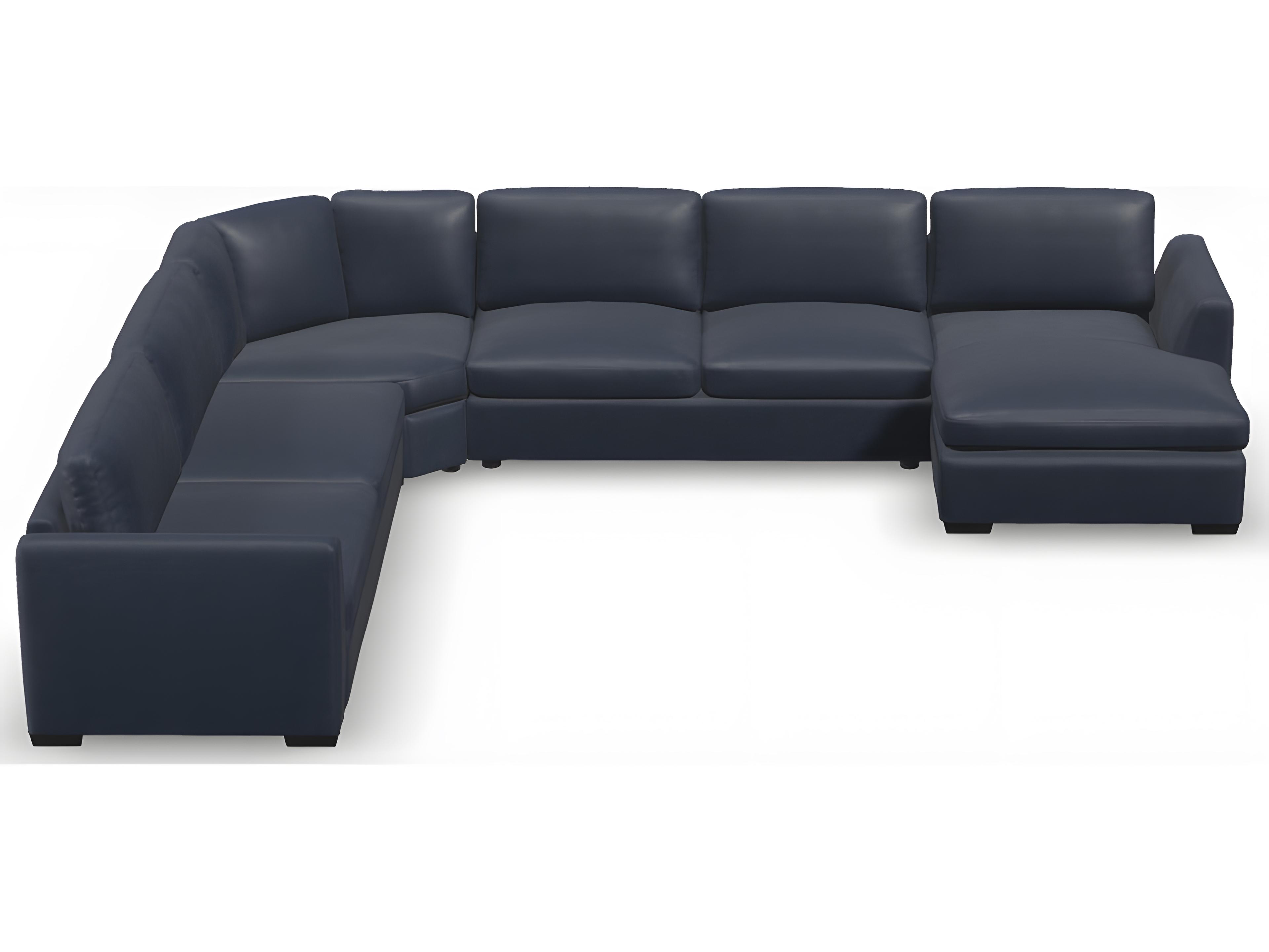 Palliser Ensemble Angle Arm Leather Upholstery Upholstered Sectional Sofa