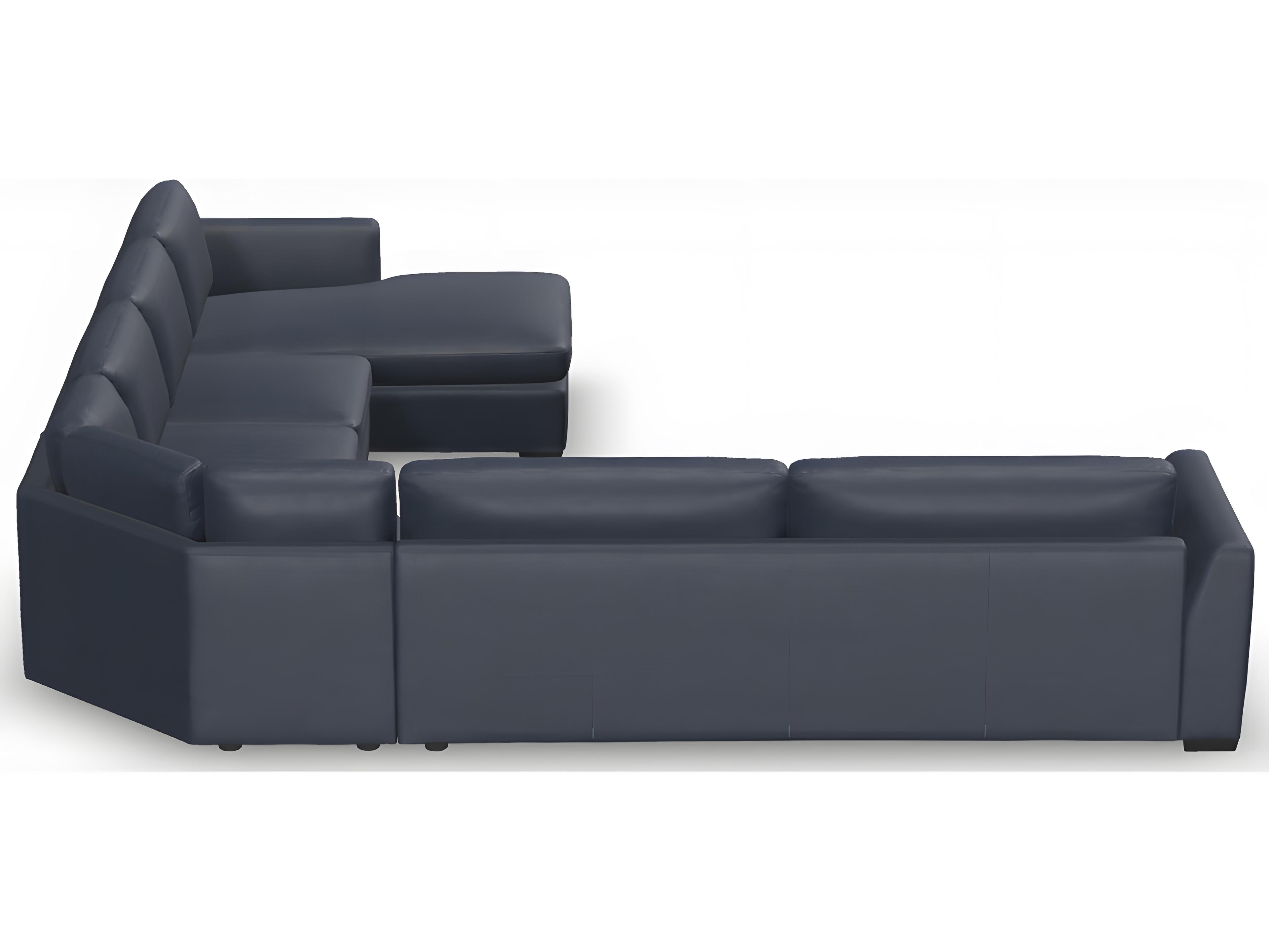 Palliser Ensemble Angle Arm Leather Upholstery Upholstered Sectional Sofa