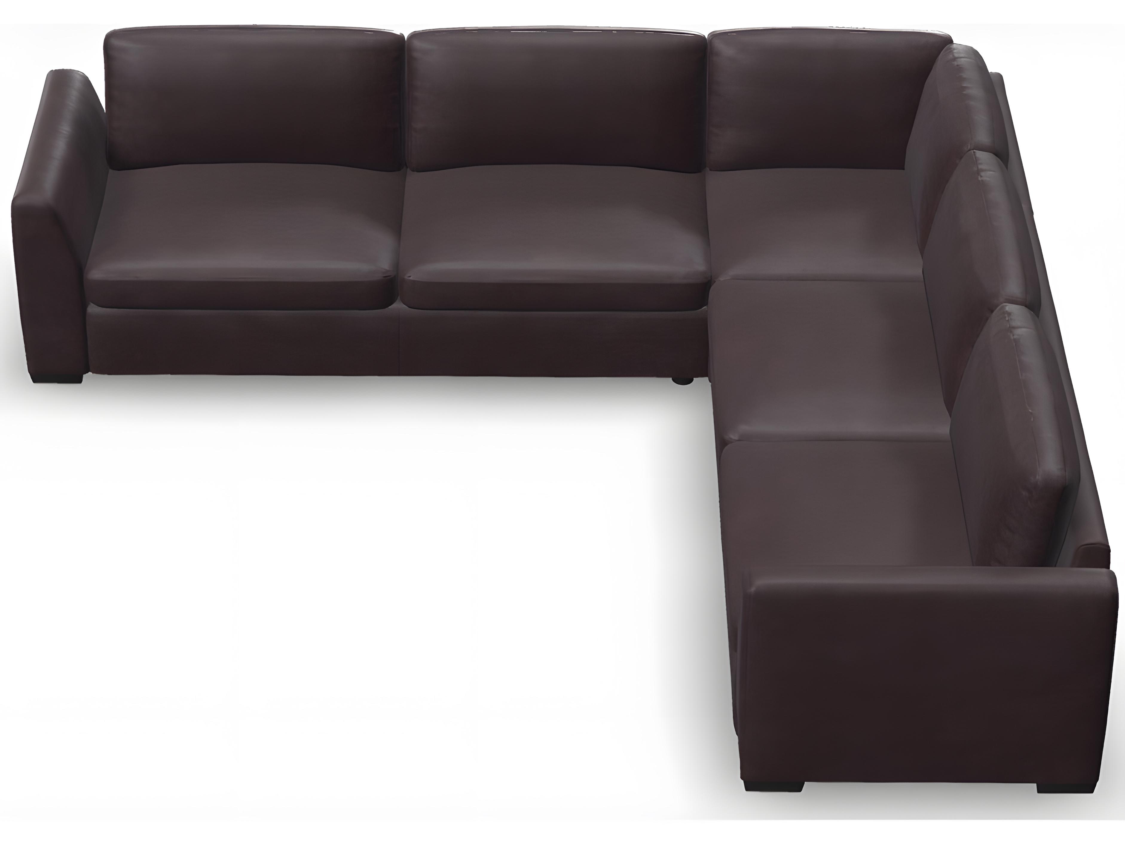 Palliser Ensemble Angle Arm Leather Upholstery Upholstered Sectional Sofa
