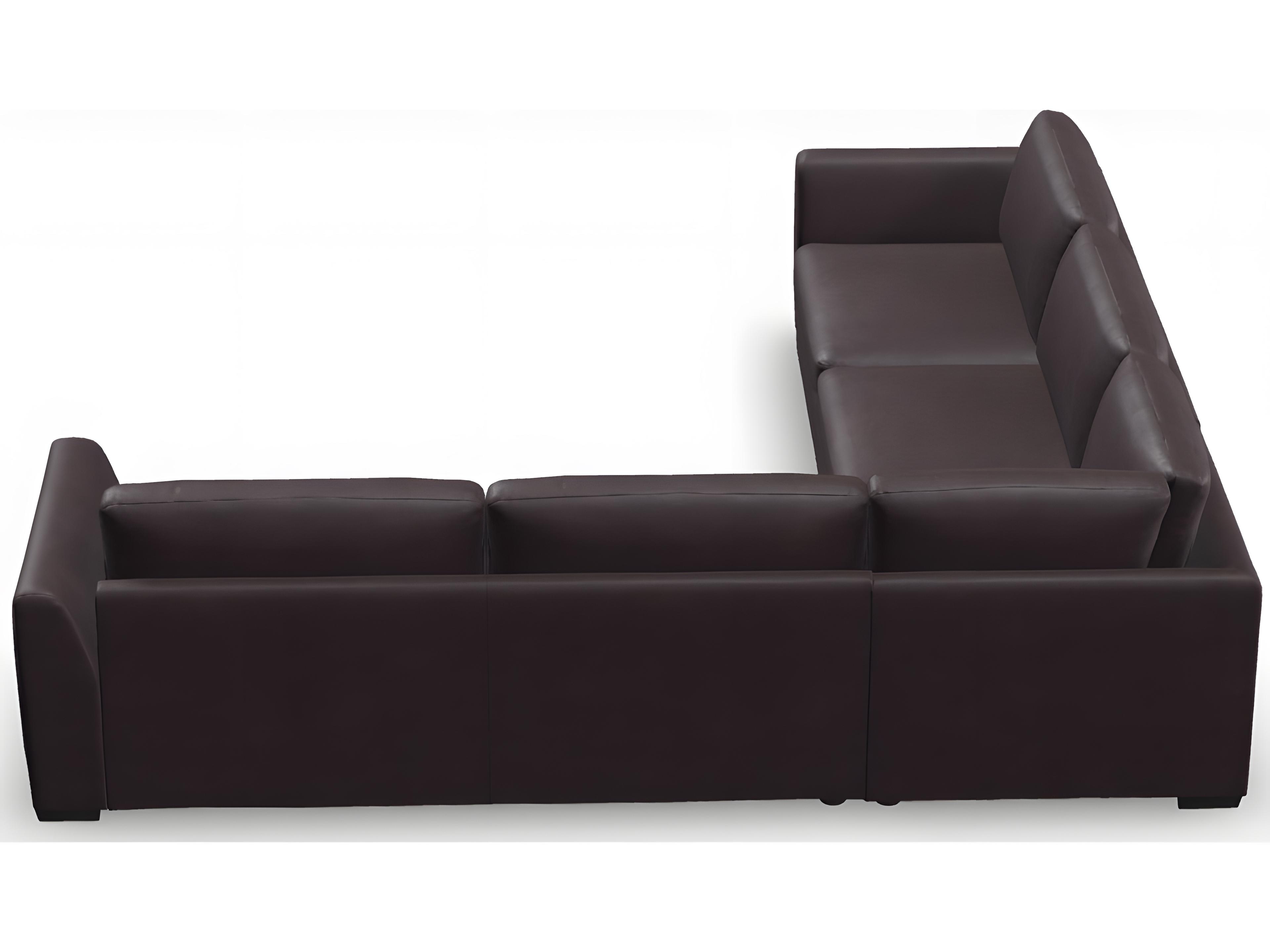 Palliser Ensemble Angle Arm Leather Upholstery Upholstered Sectional Sofa