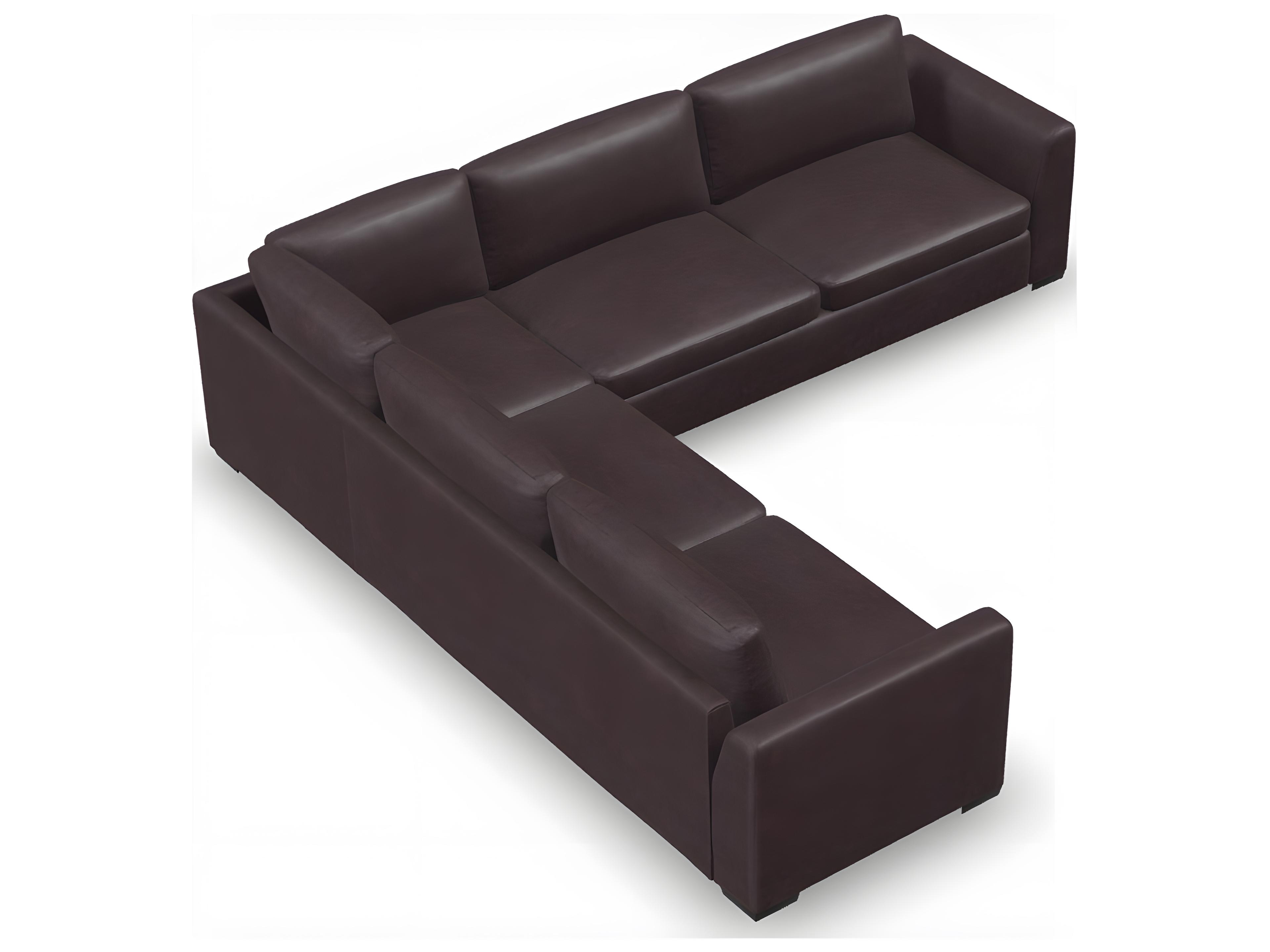 Palliser Ensemble Angle Arm Leather Upholstery Upholstered Sectional Sofa