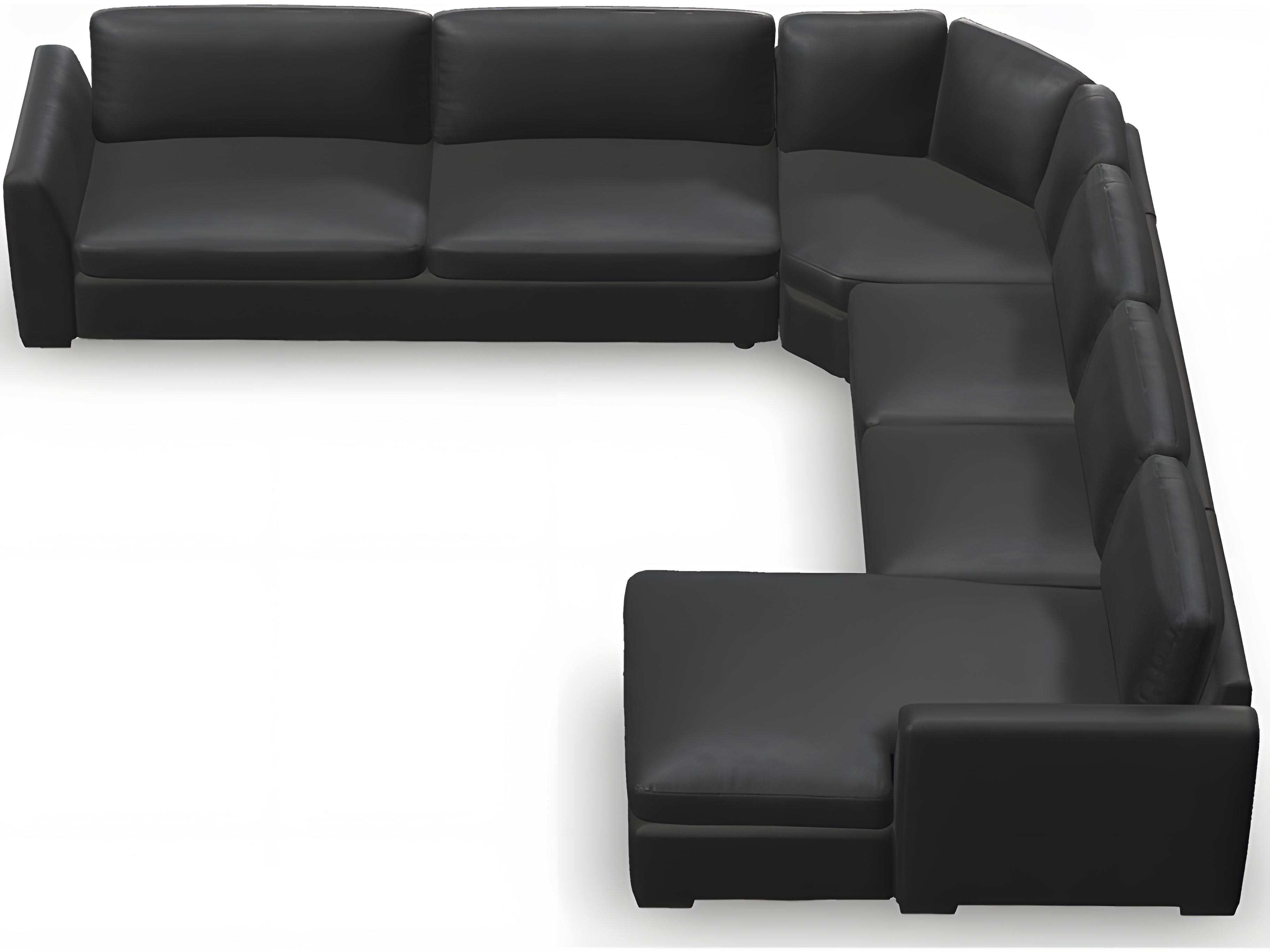 Palliser Ensemble Angle Arm Leather Upholstery Upholstered Sectional Sofa
