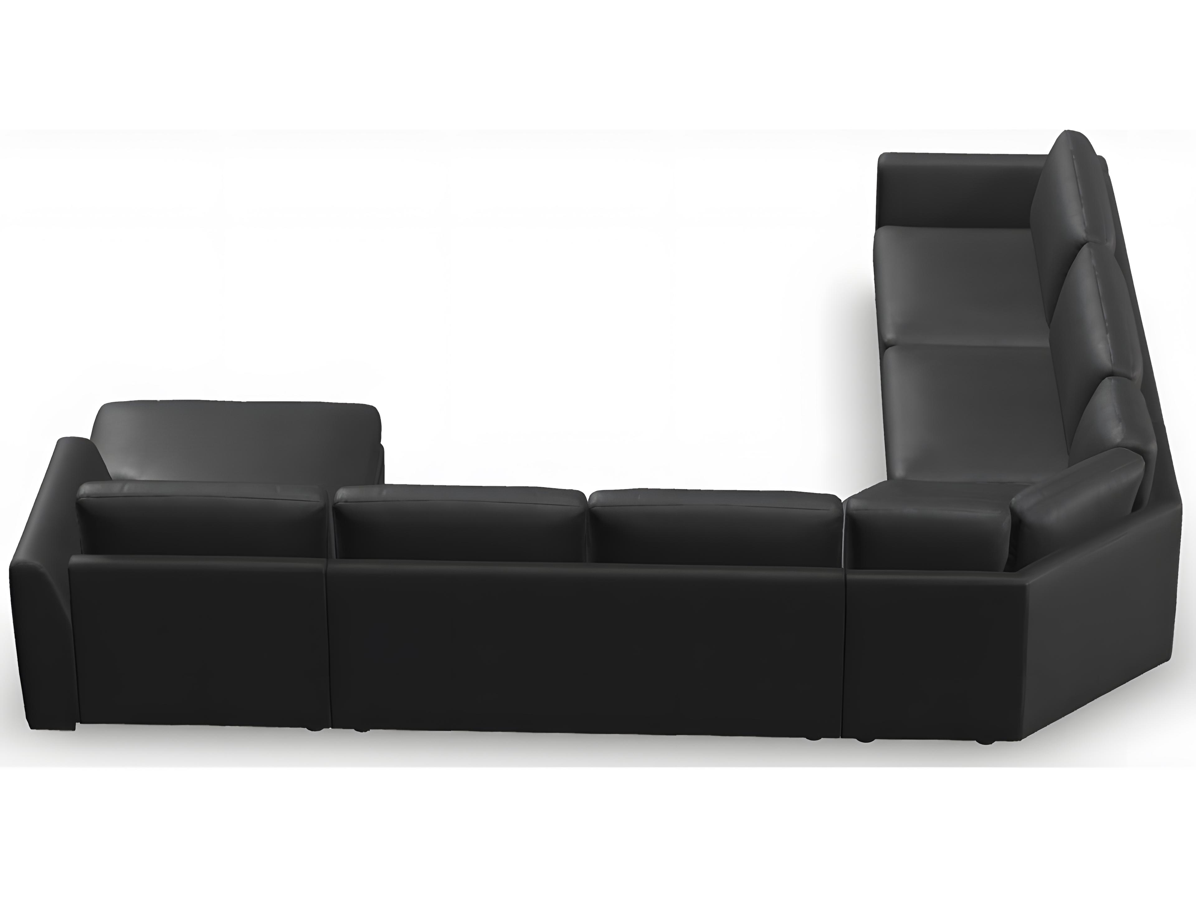 Palliser Ensemble Angle Arm Leather Upholstery Upholstered Sectional Sofa