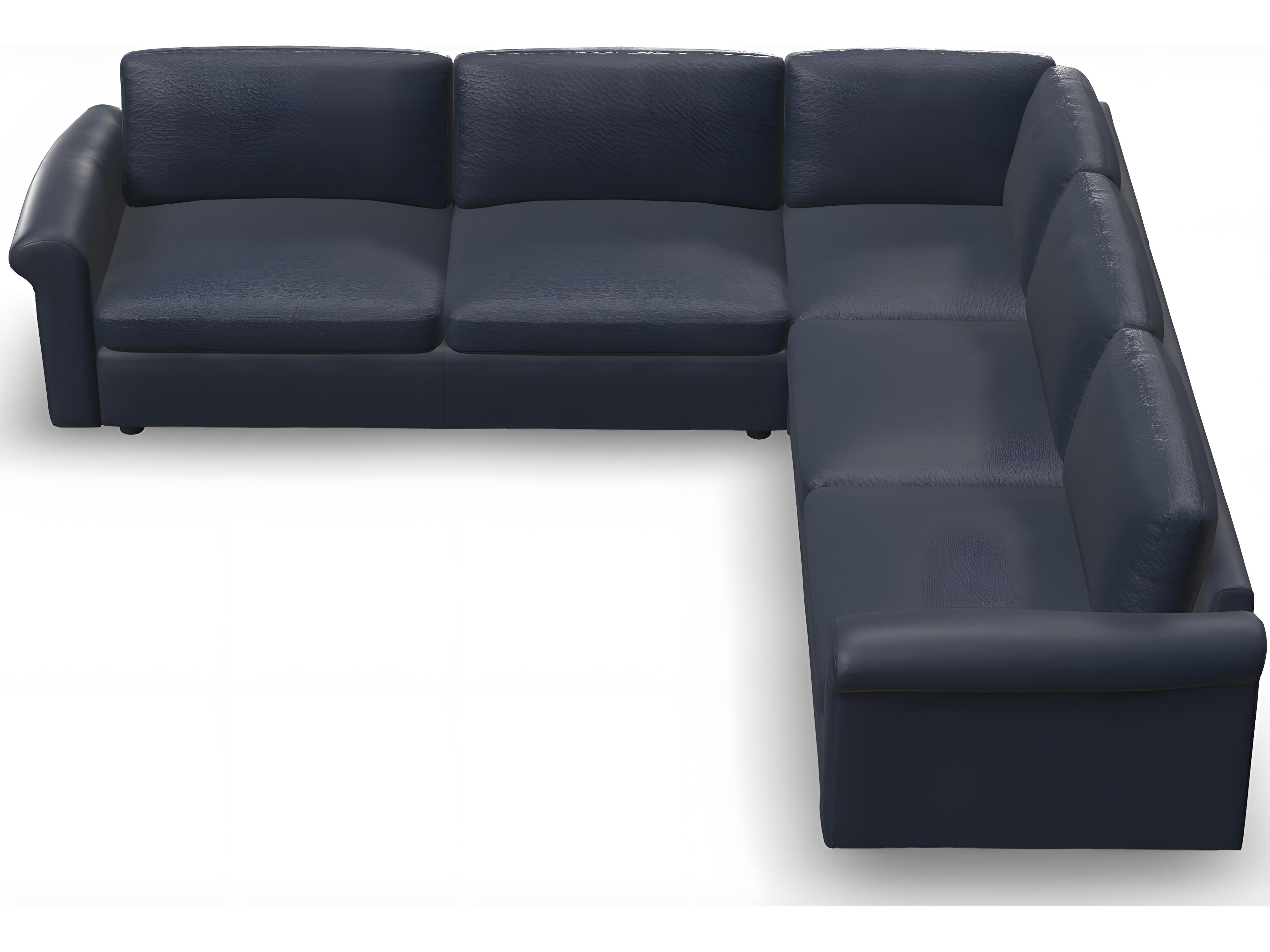 Palliser Ensemble Roll Arm Leather Upholstery Sectional Sofa